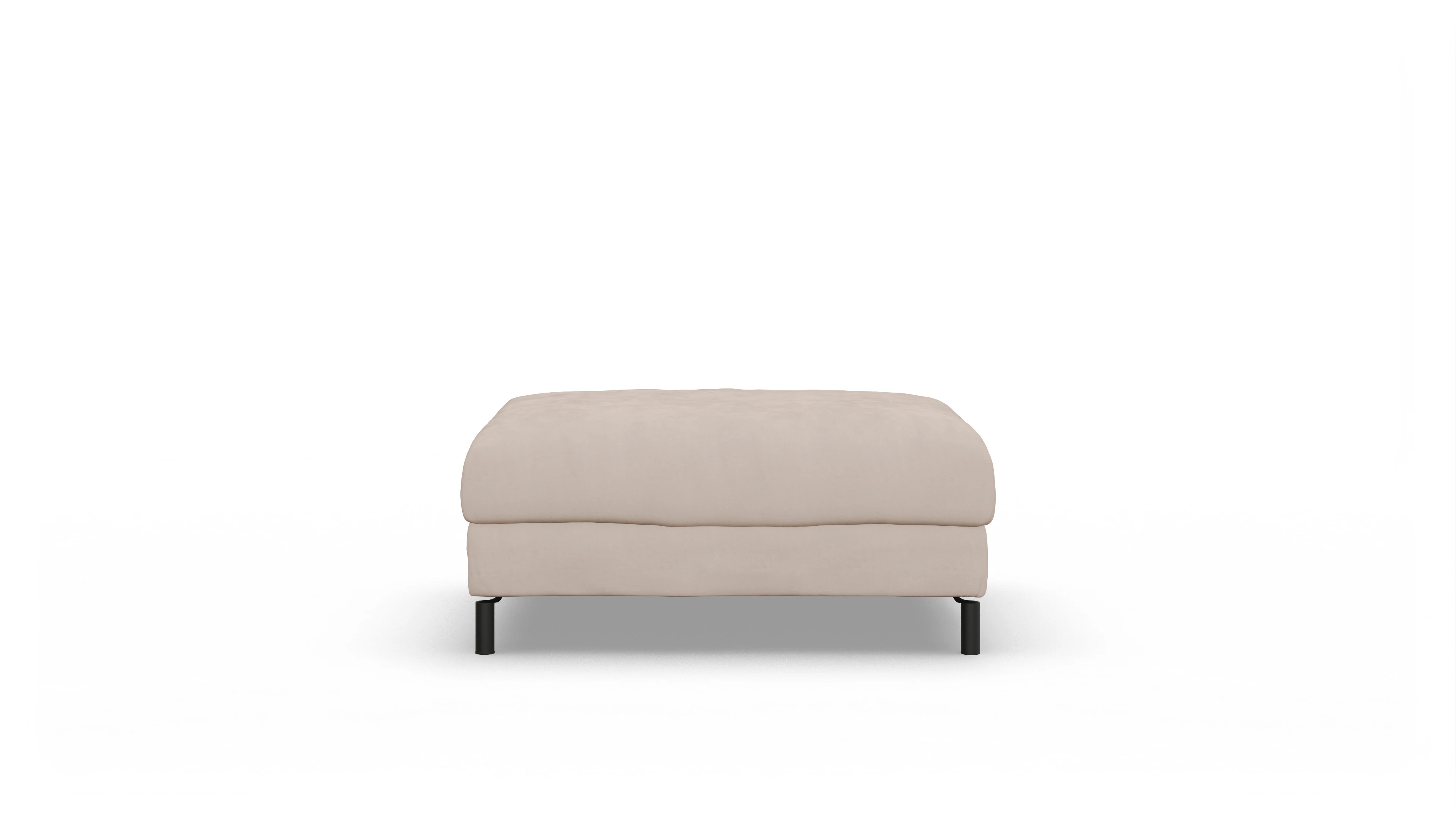 Ansicht des Produktes Faro Hocker in Samt beige