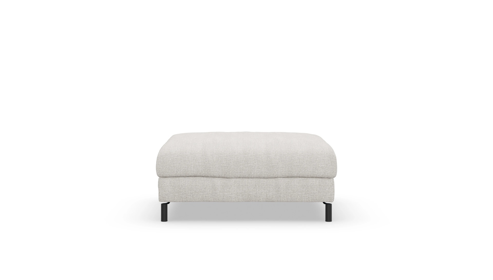Ansicht des Produktes Faro Hocker in Stoff weiß