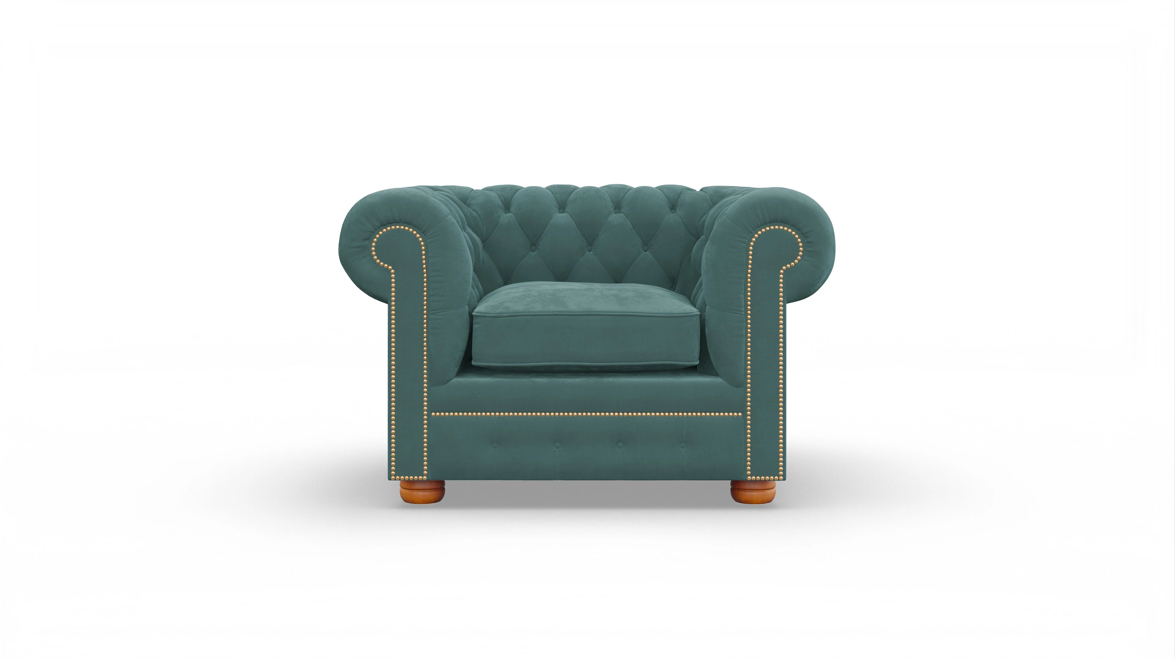 Ansicht des Produktes William Sessel in Samt blau