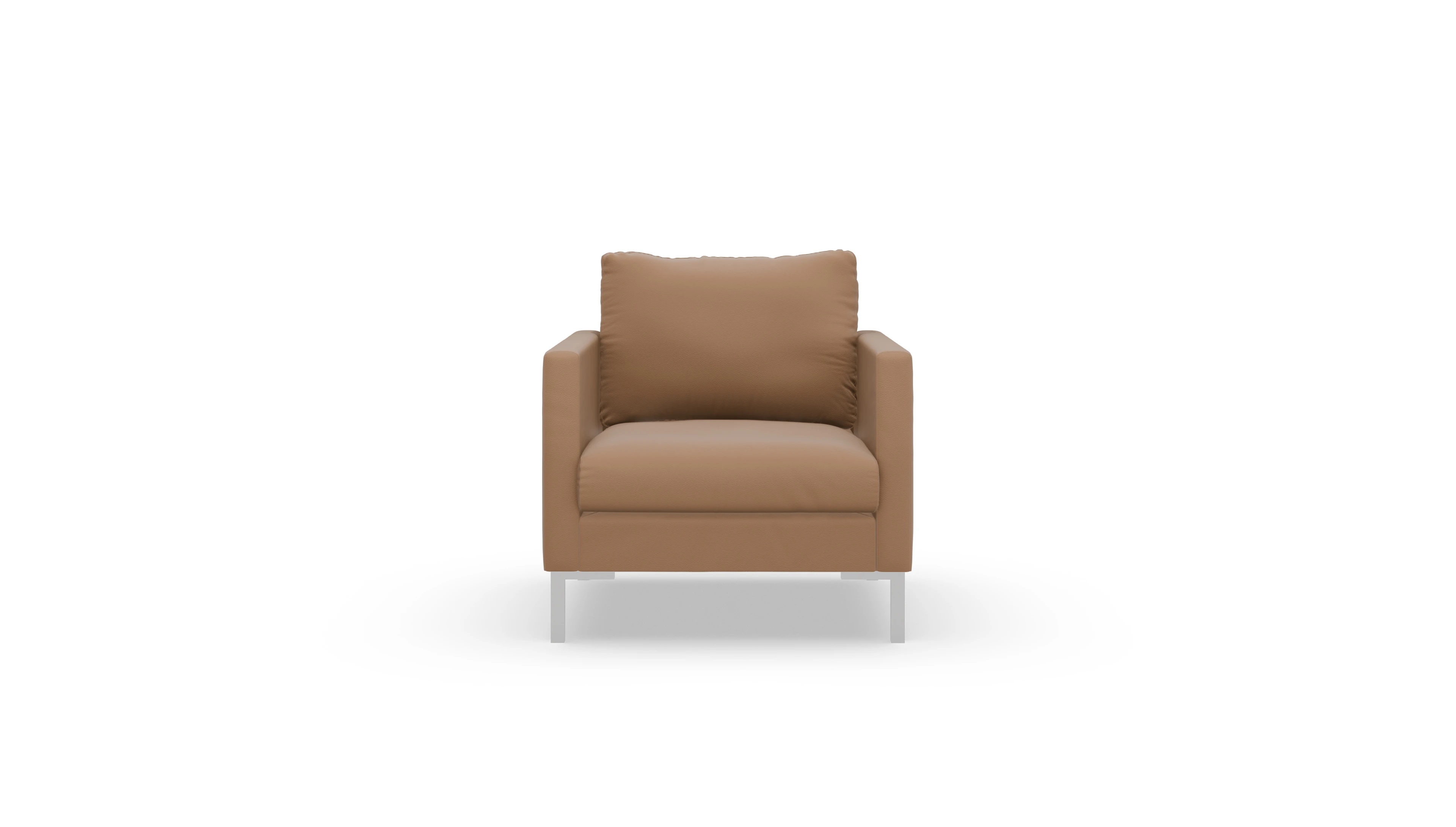 Ansicht des Produktes Jacobsen Sessel in Leder braun