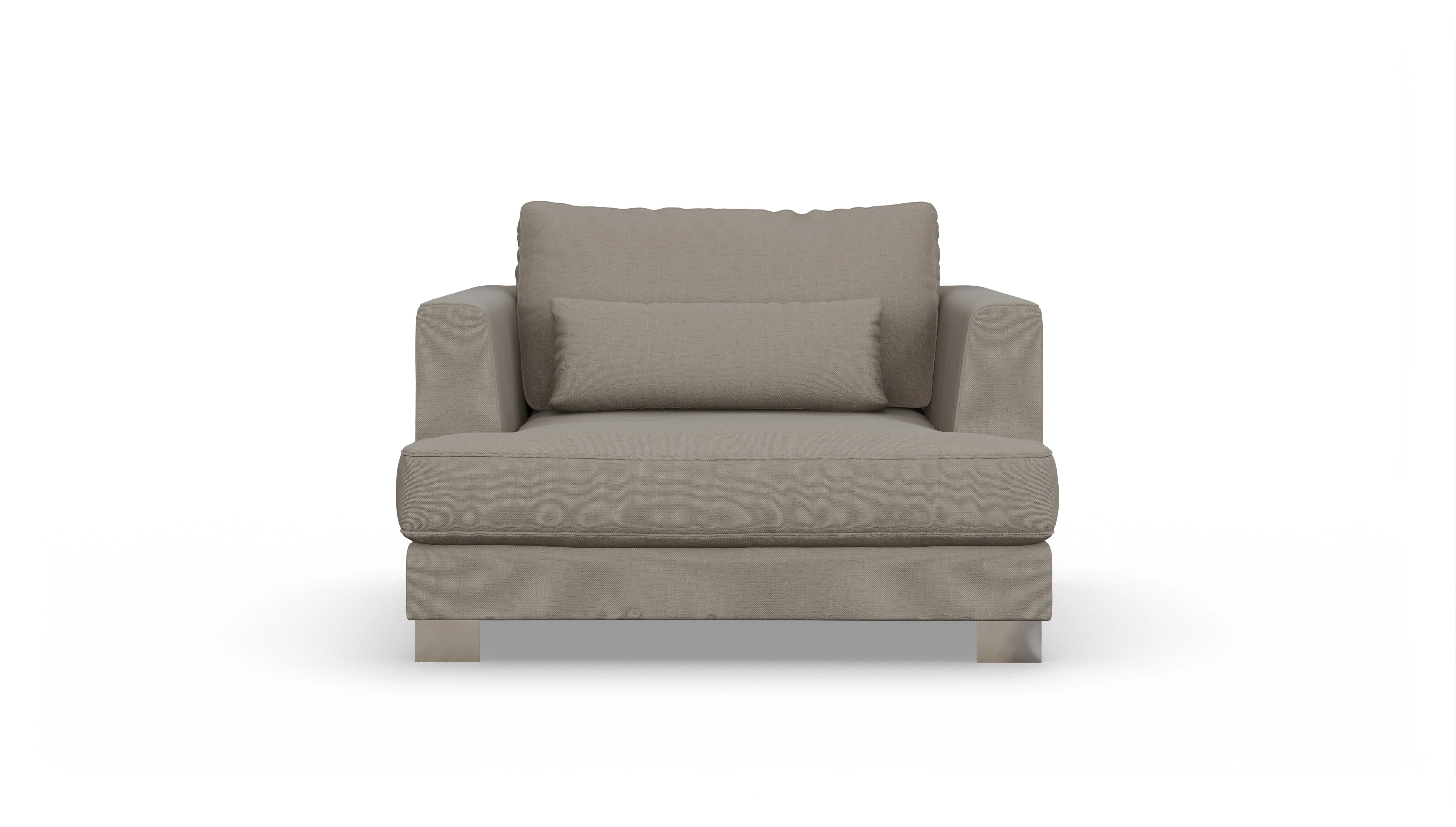 Ansicht des Produktes Odense Sessel in Stoff beige