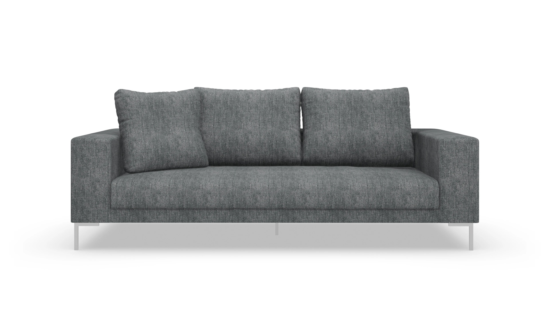 Designer-Sofa Caria in Stoff Ansicht des Produktes Caria 3-Sitzer in Stoff