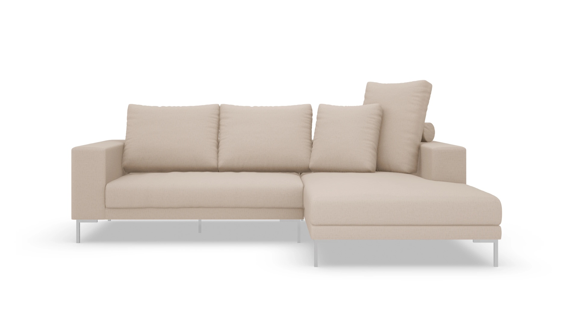 Ansicht des Produktes Caria Sofa mit Rec rechts in Stoff
