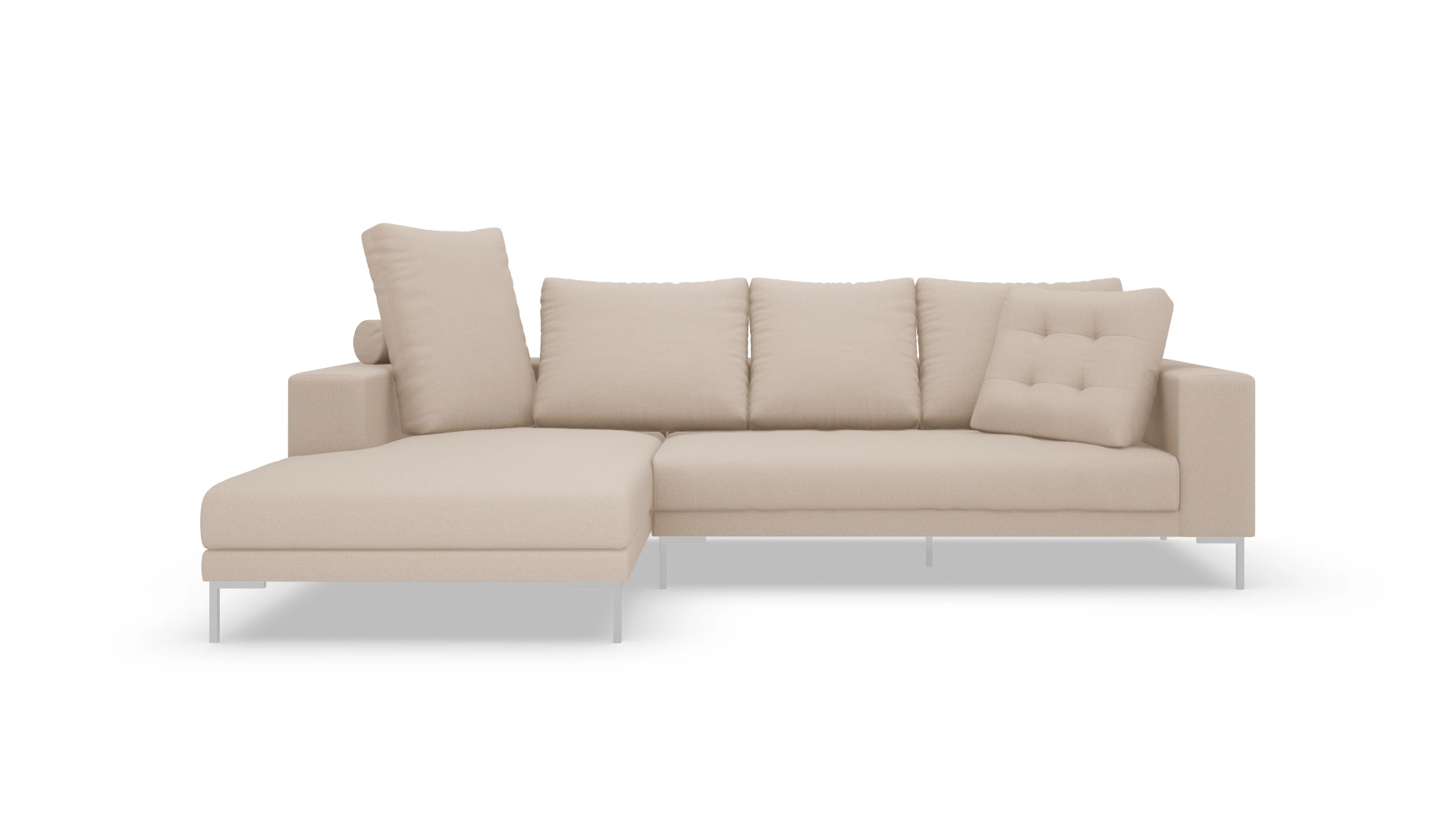 Ansicht des Produktes Caria Sofa mit Rec links in Stoff