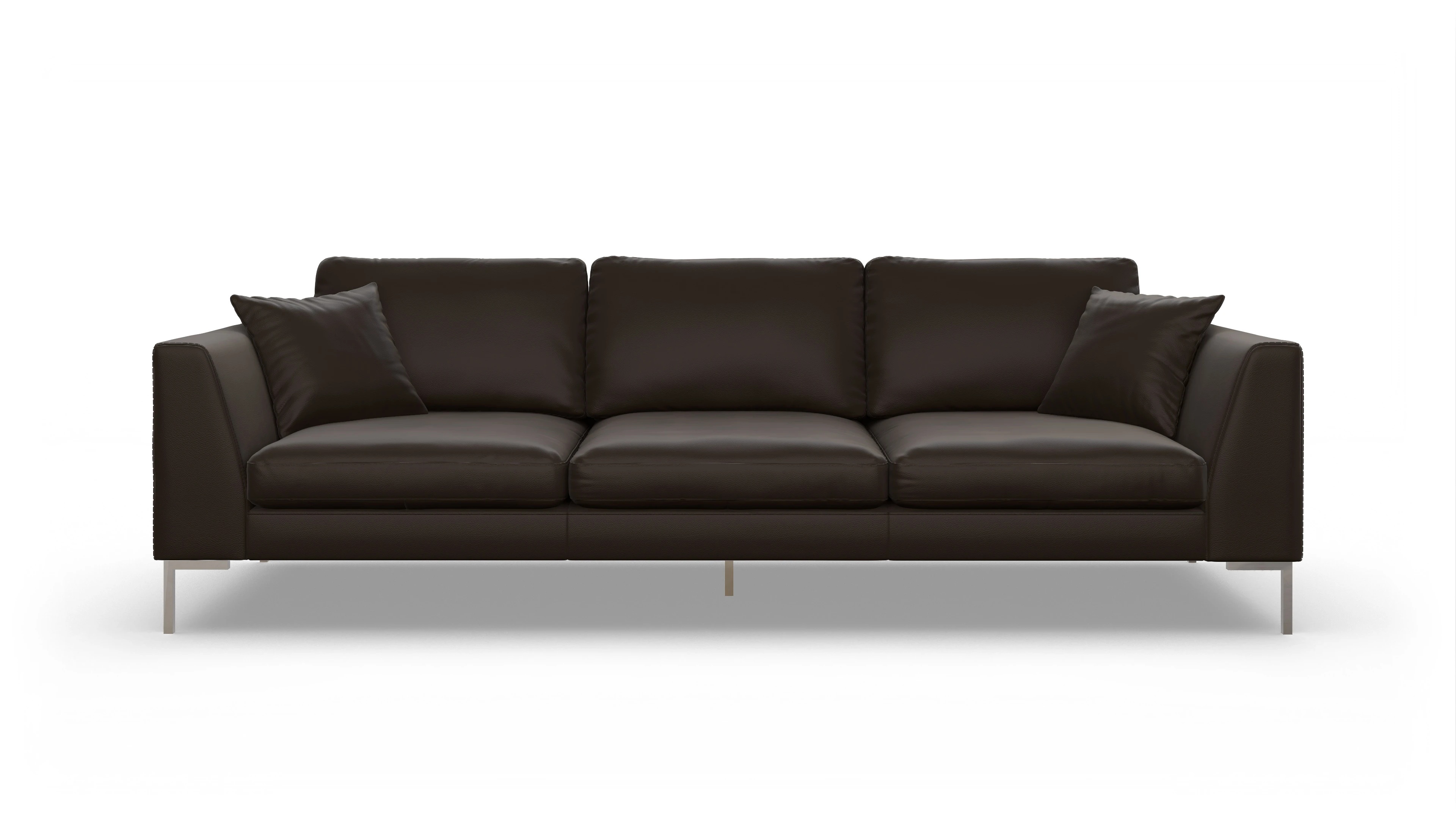 Sale Ledersofa Larsen 3,5-Sitzer