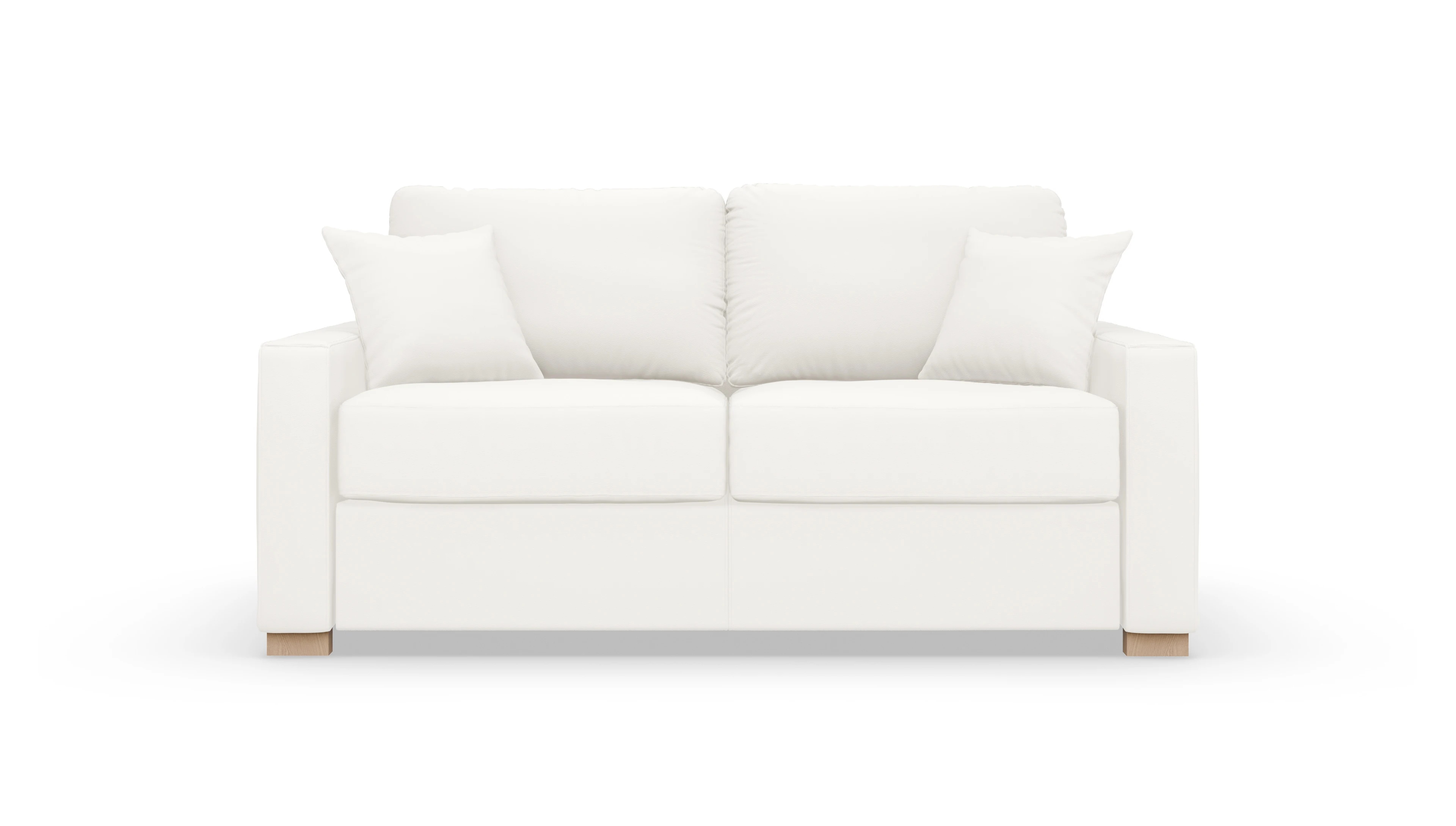 Leder-Schlafsofa Christensen Ansicht des Produktes Christensen in Leder weiß