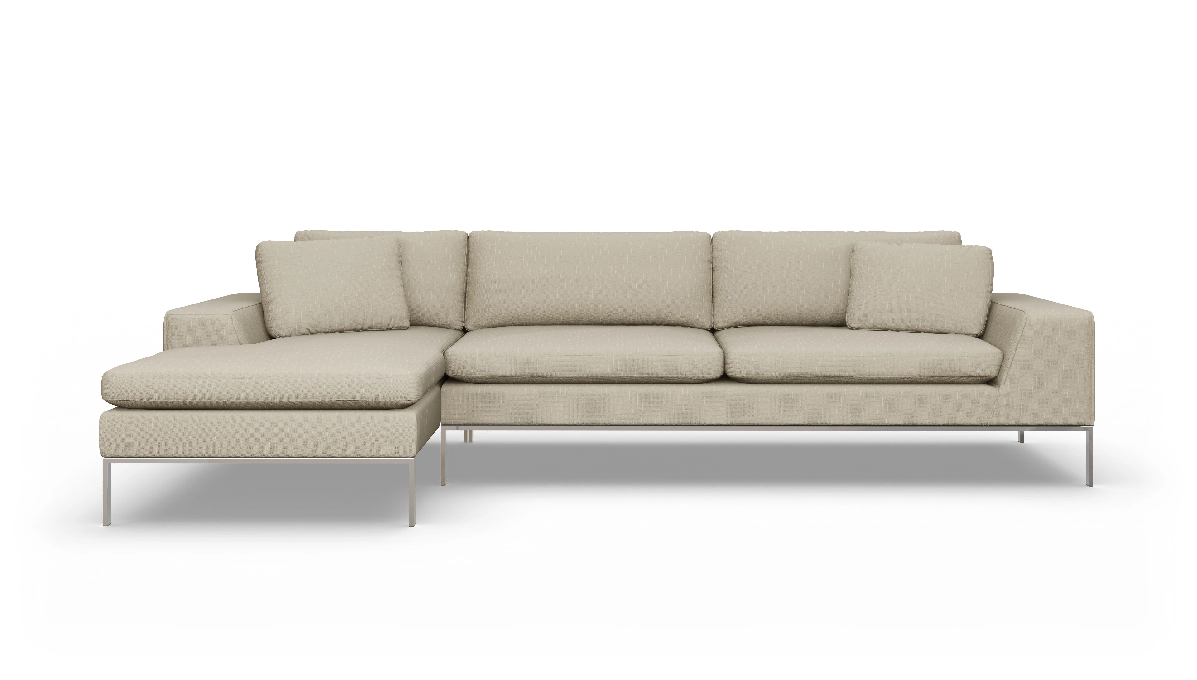 Designer-Sofa Helgesen in Stoff 3-Sitzer Rec. links