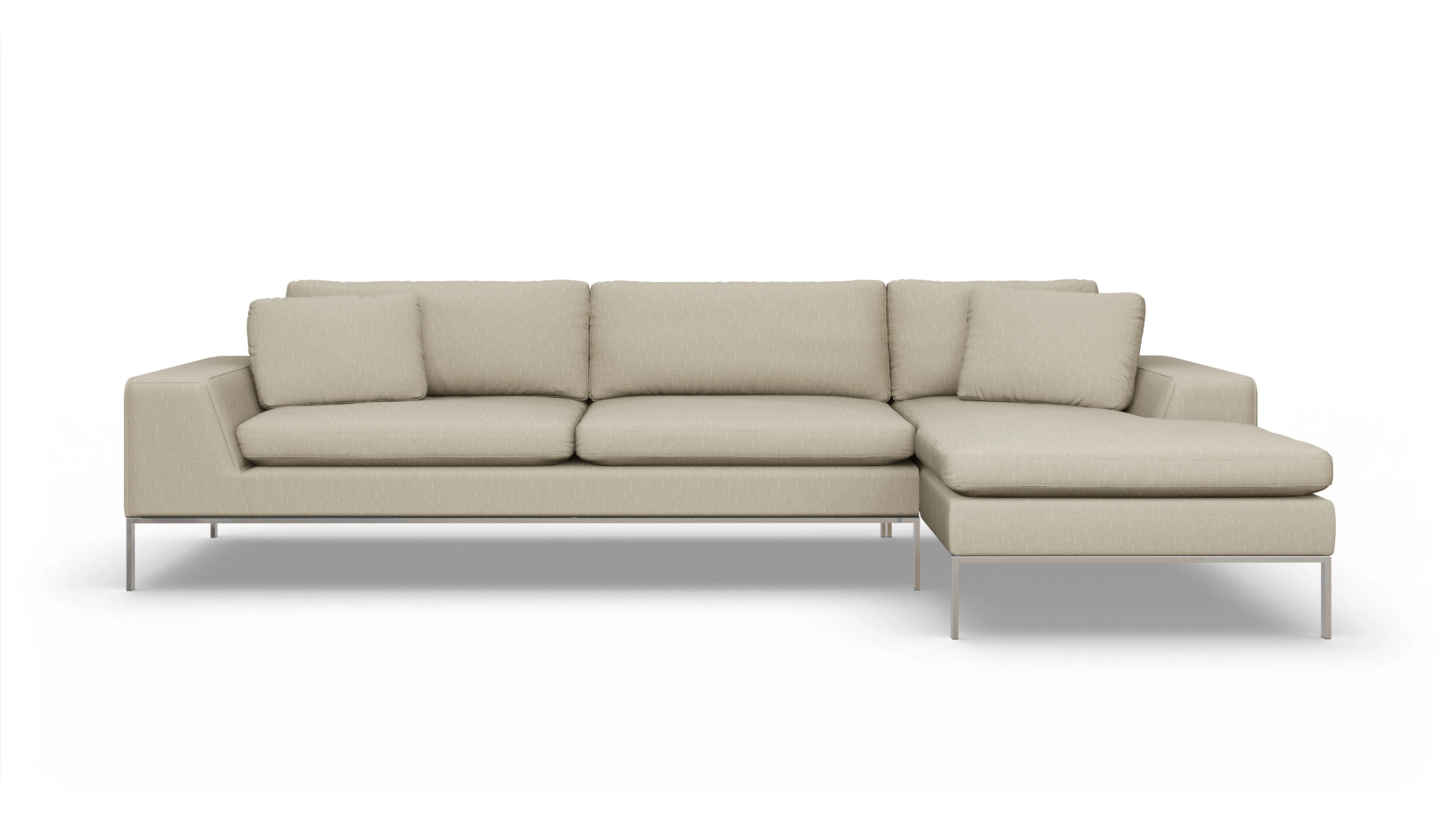 Designer-Sofa Helgesen in Stoff 3-Sitzer Rec. rechts