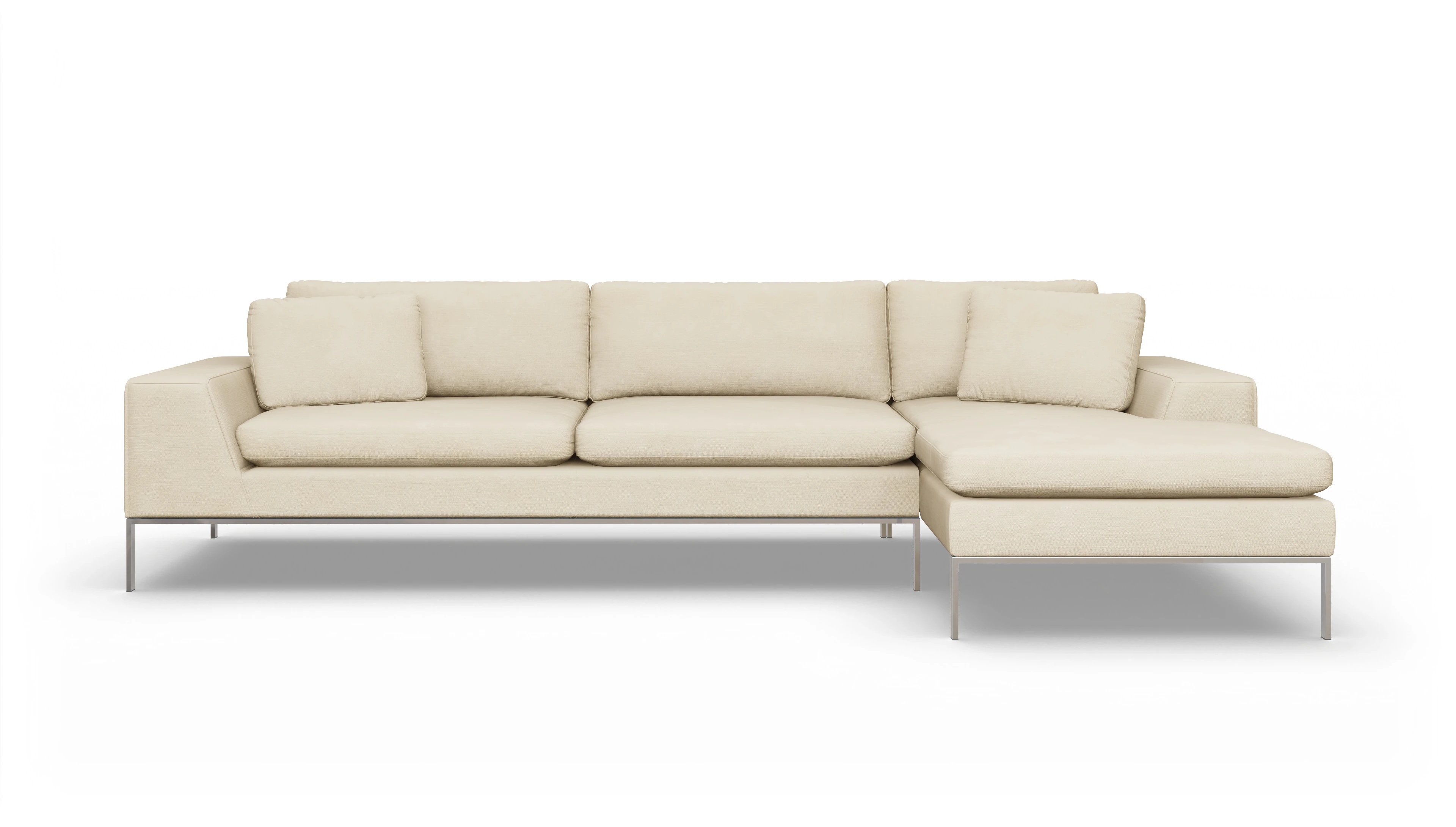 Designer-Sofa Helgesen in Stoff 3-Sitzer Rec. rechts