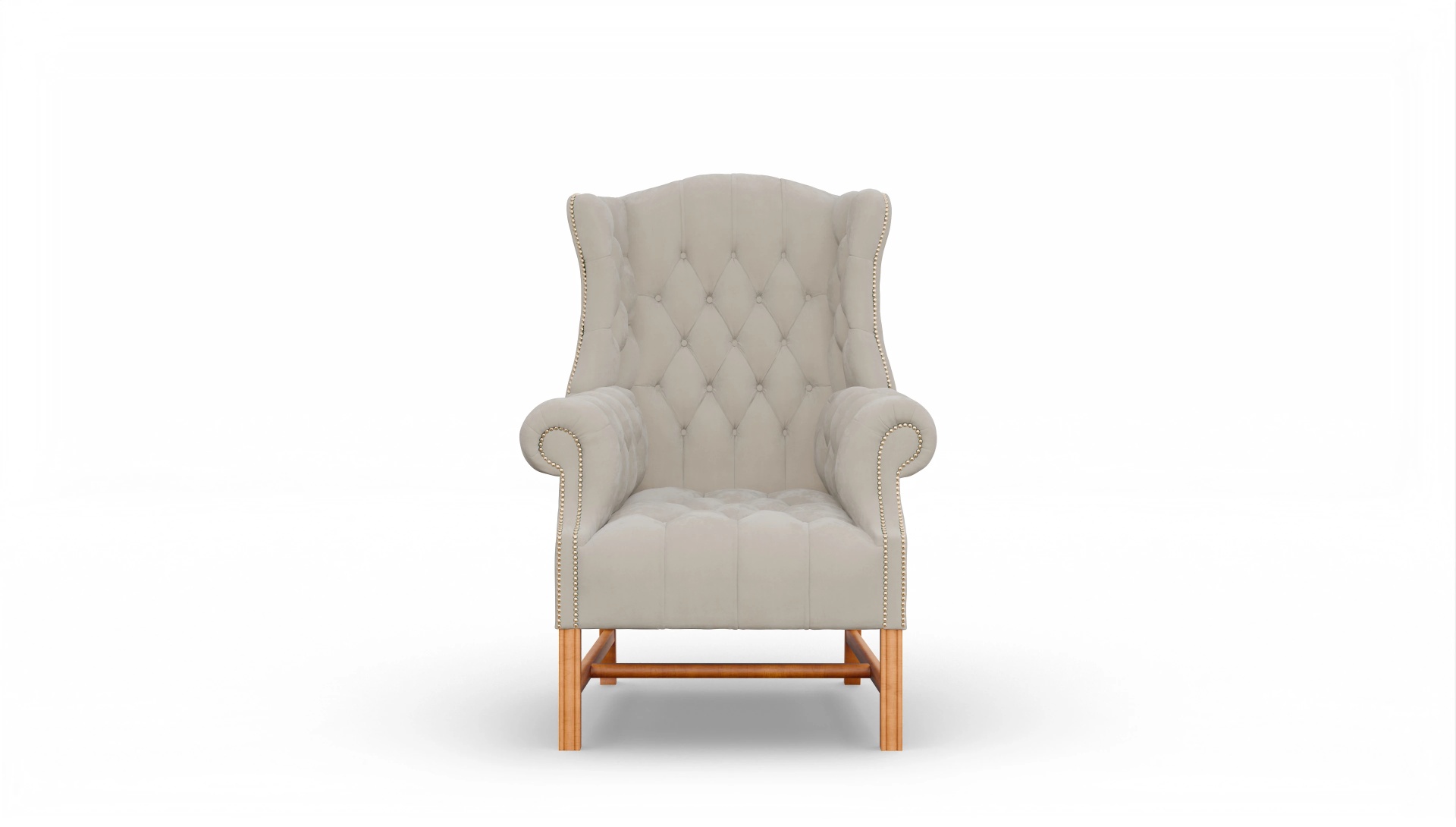 Ansicht des Produktes Hawkins Sessel in Samt beige