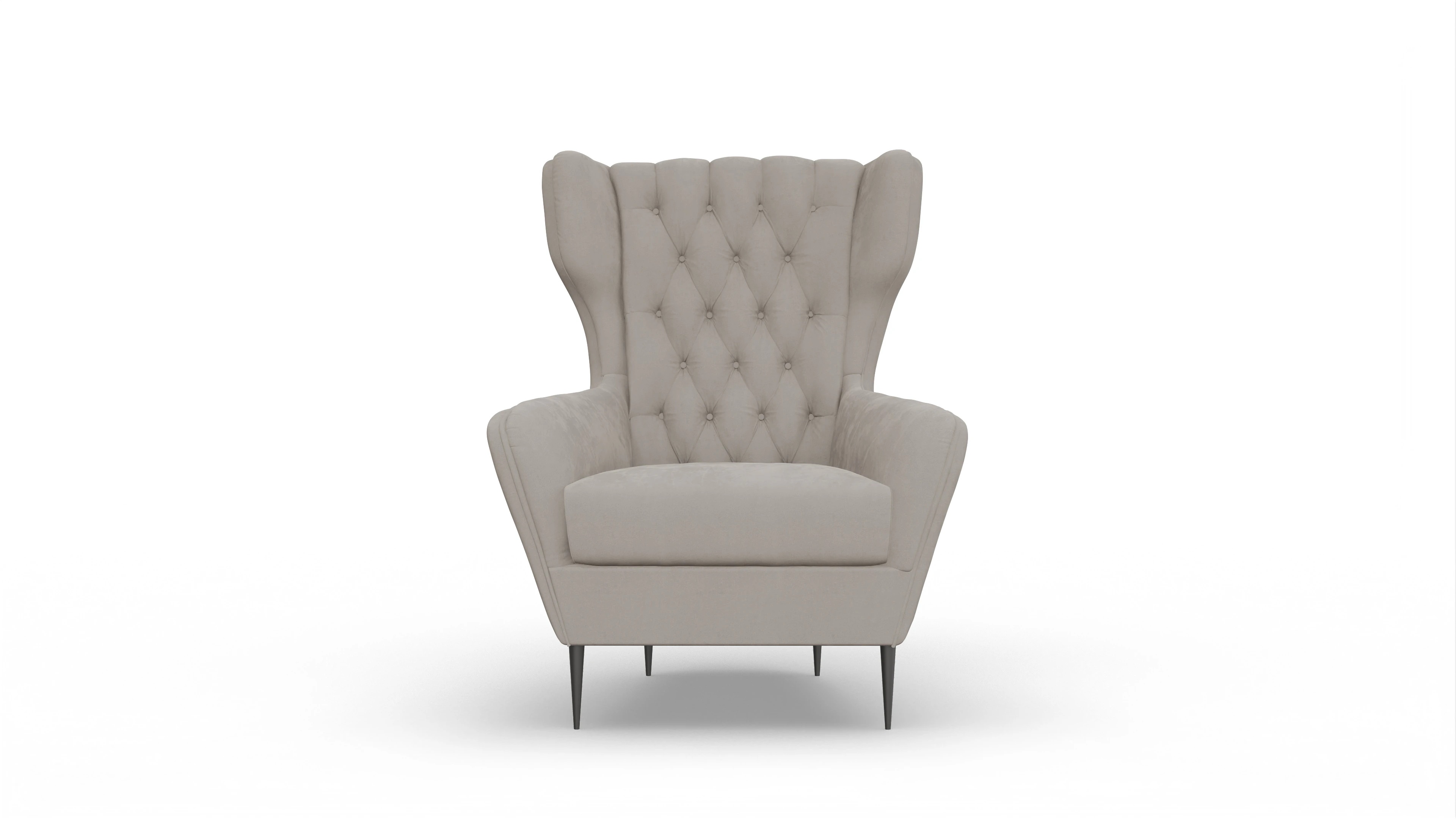 Ansicht des Produktes Neo Sessel in Samt braun