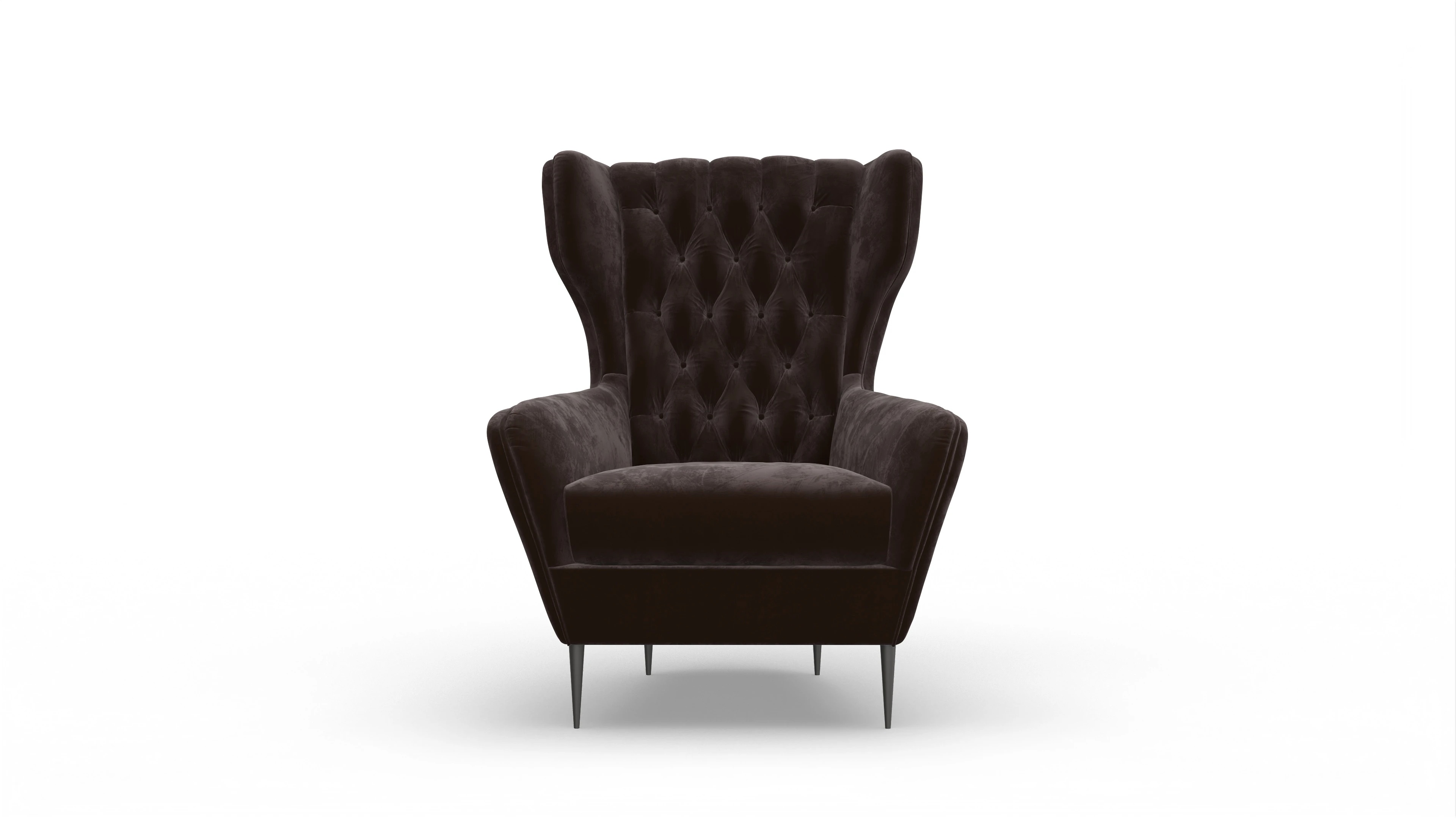 Ansicht des Produktes Neo Sessel in Samt braun