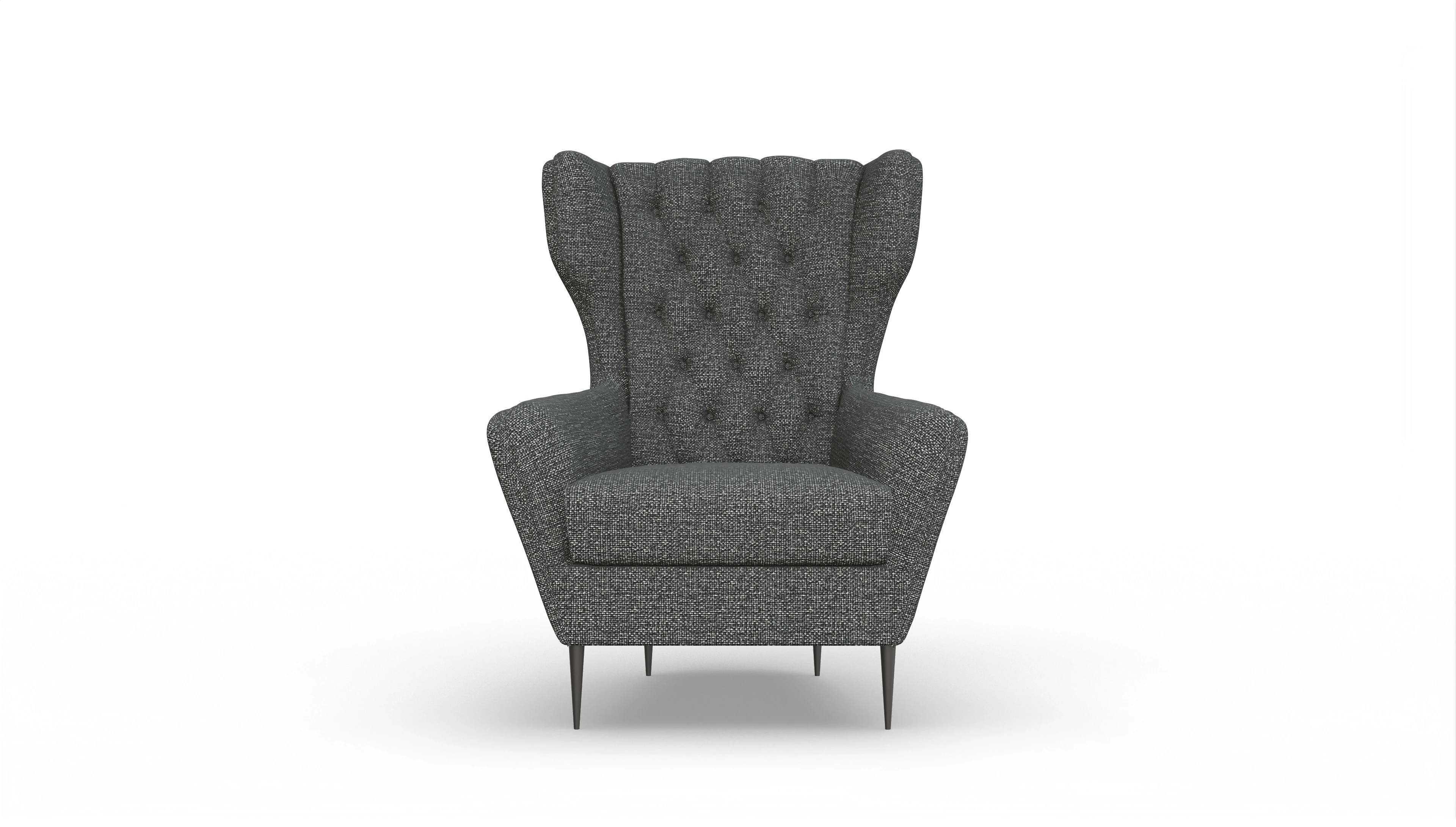 Ansicht des Produktes Neo Sessel in Stoff grau