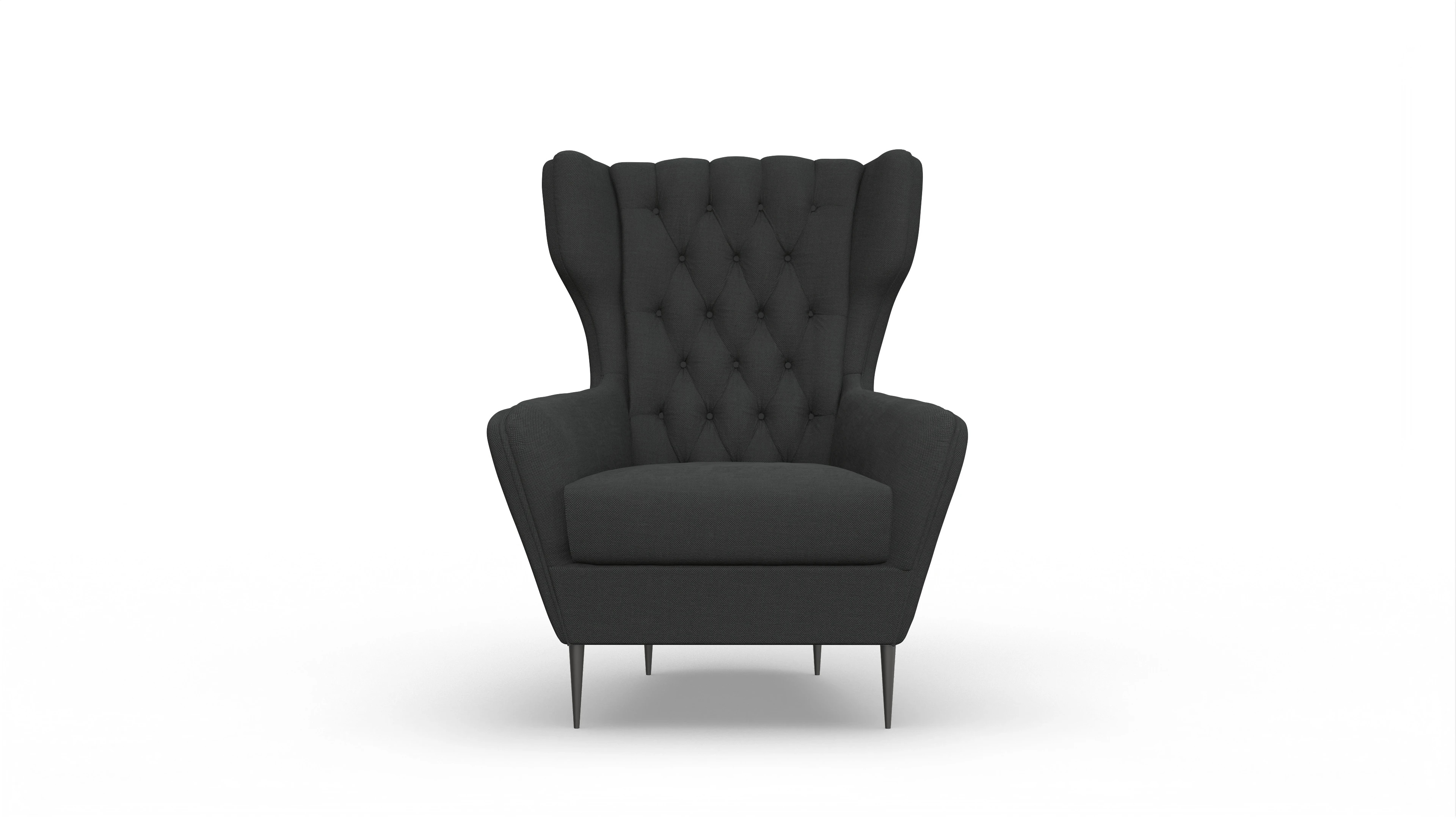 Ansicht des Produktes Neo Sessel in Stoff schwarz