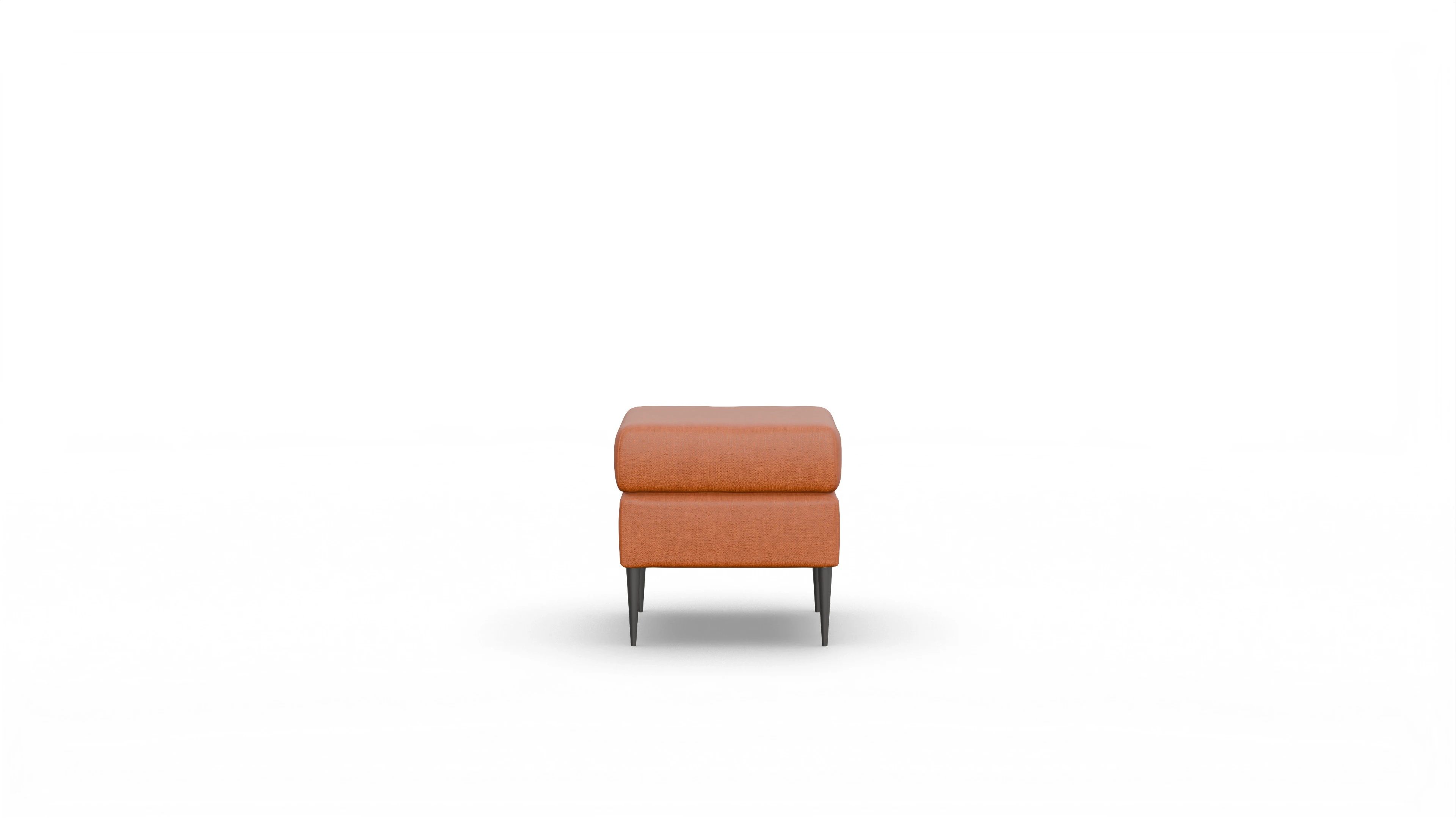 Ansicht des Produktes Neo Hocker in Stoff orange