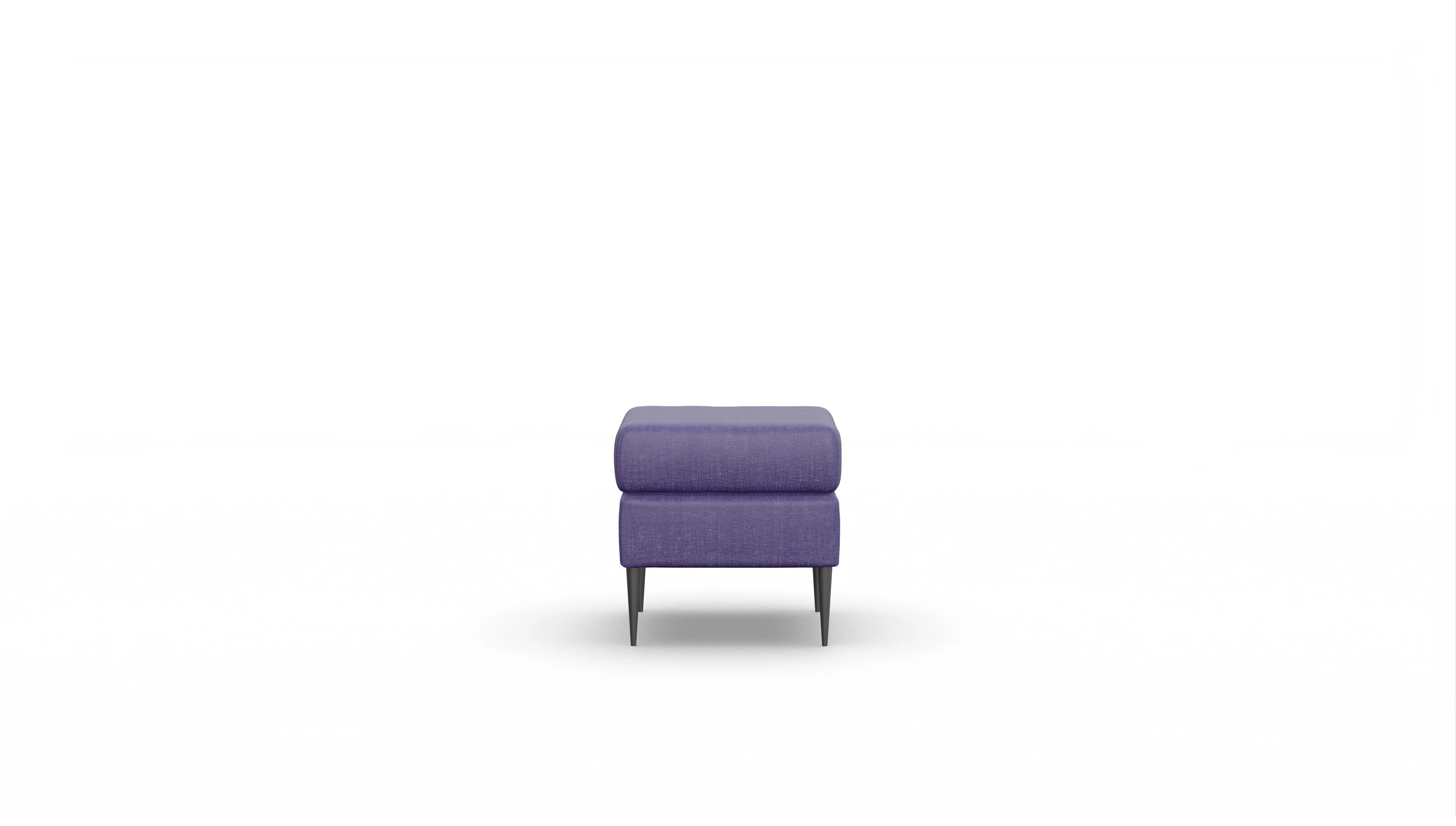 Ansicht des Produktes Neo Hocker in Stoff blau