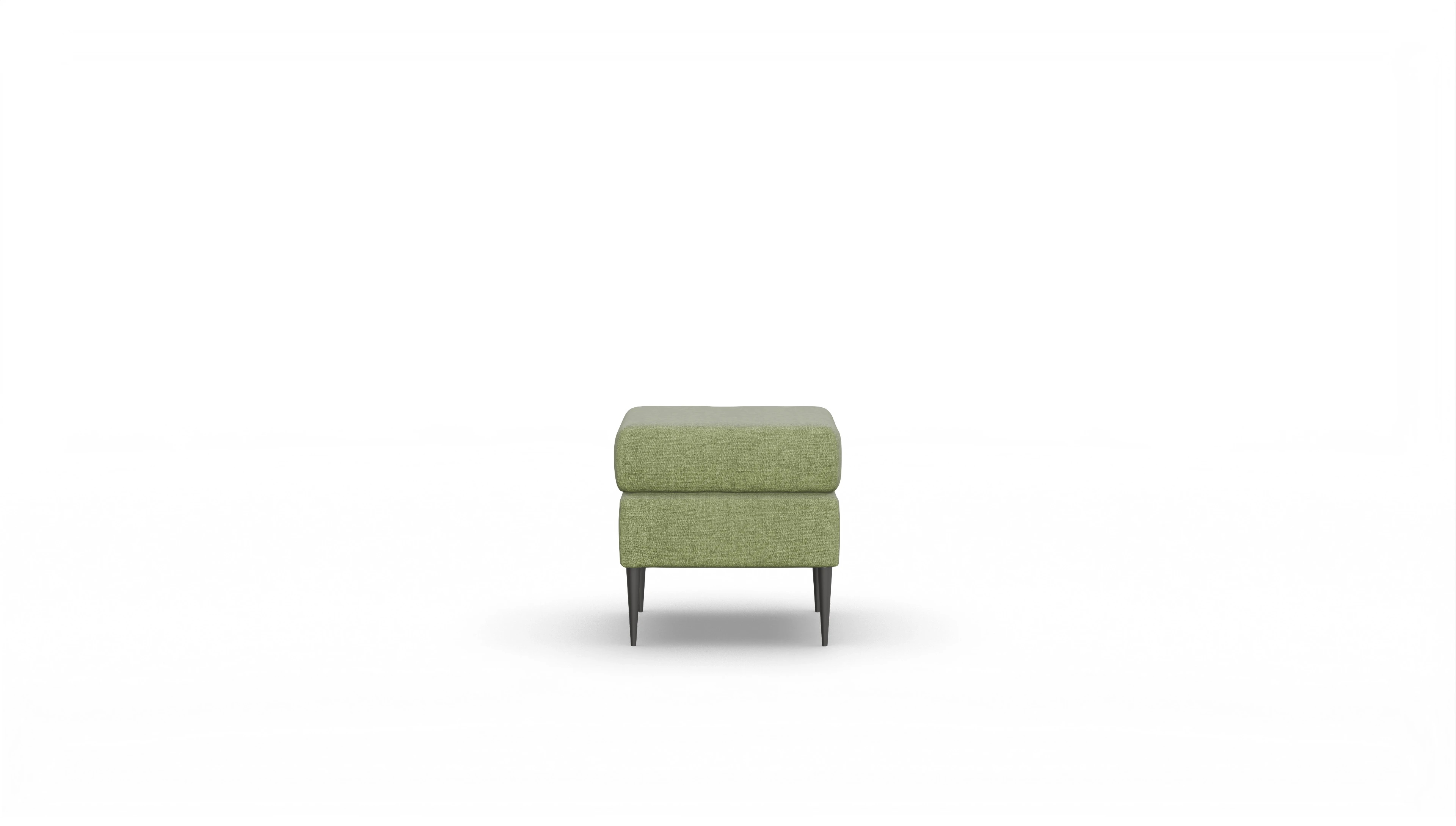 Ansicht des Produktes Neo Hocker in Stoff grün