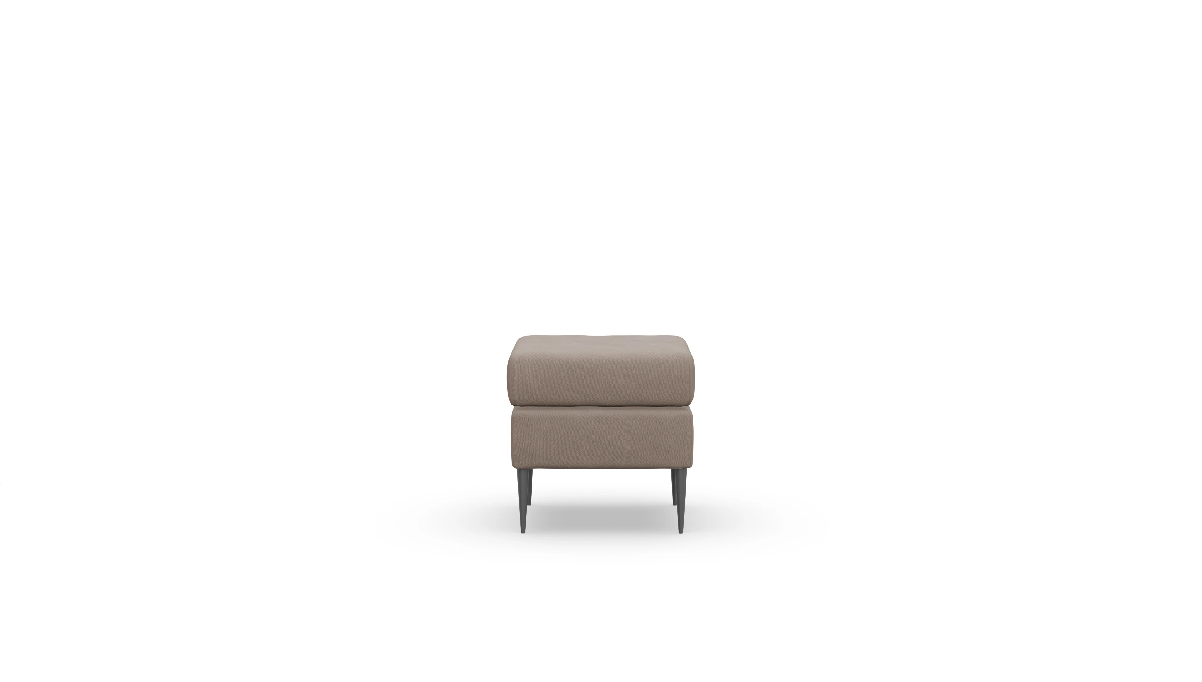Ansicht des Produktes Neo Hocker in Stoff beige