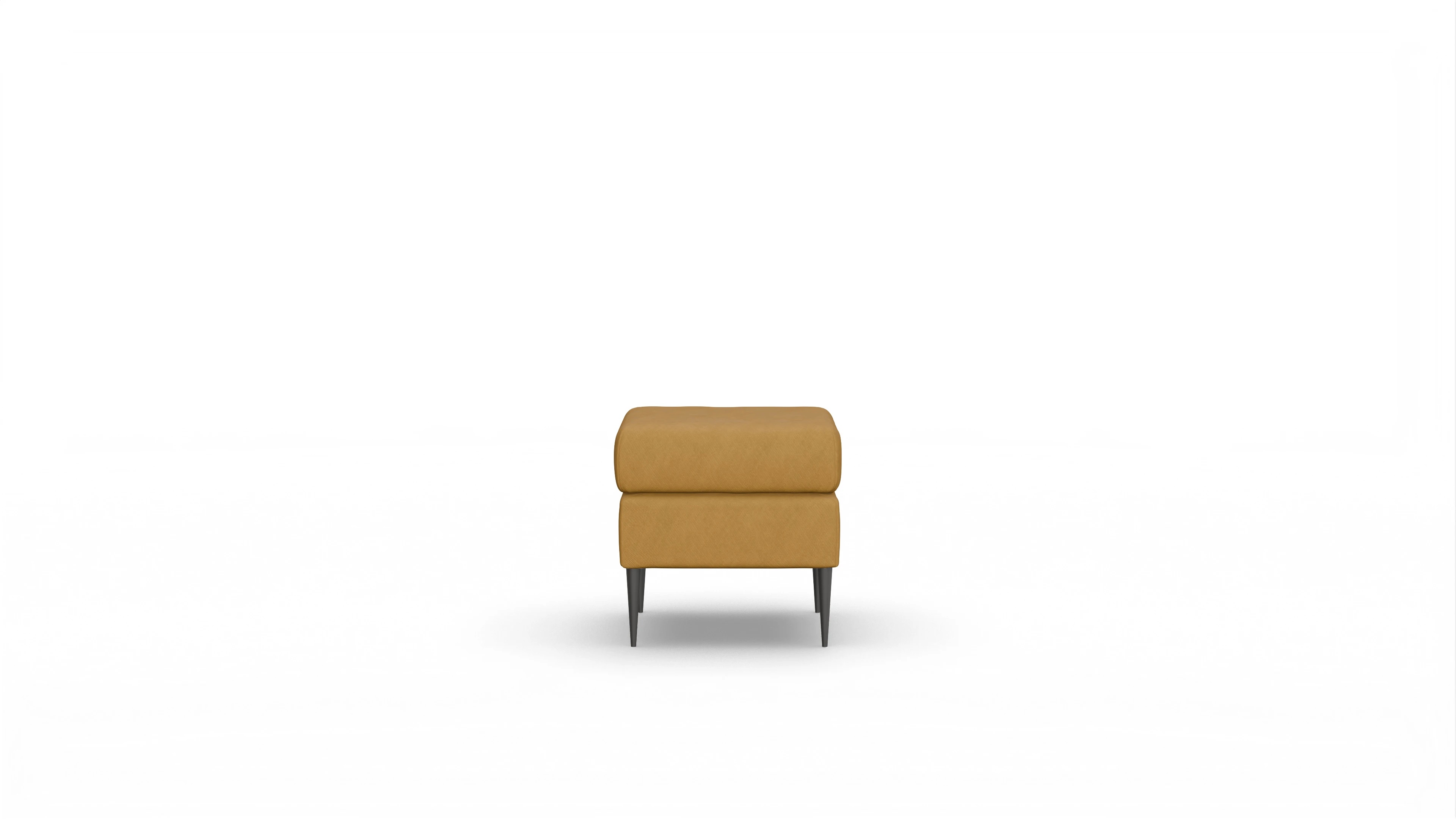 Ansicht des Produktes Neo Hocker in Stoff gelb