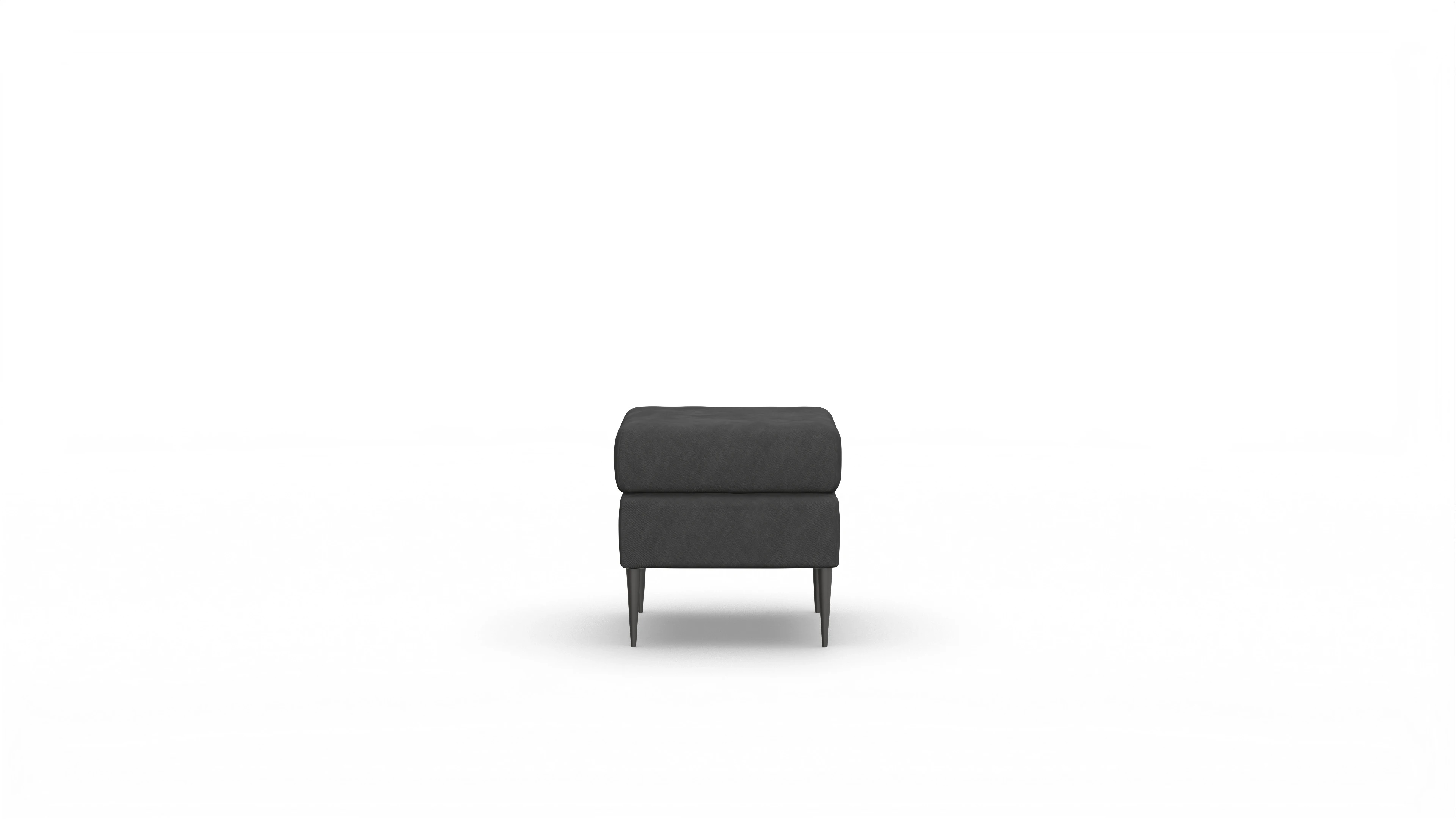 Ansicht des Produktes Neo Hocker in Stoff grau