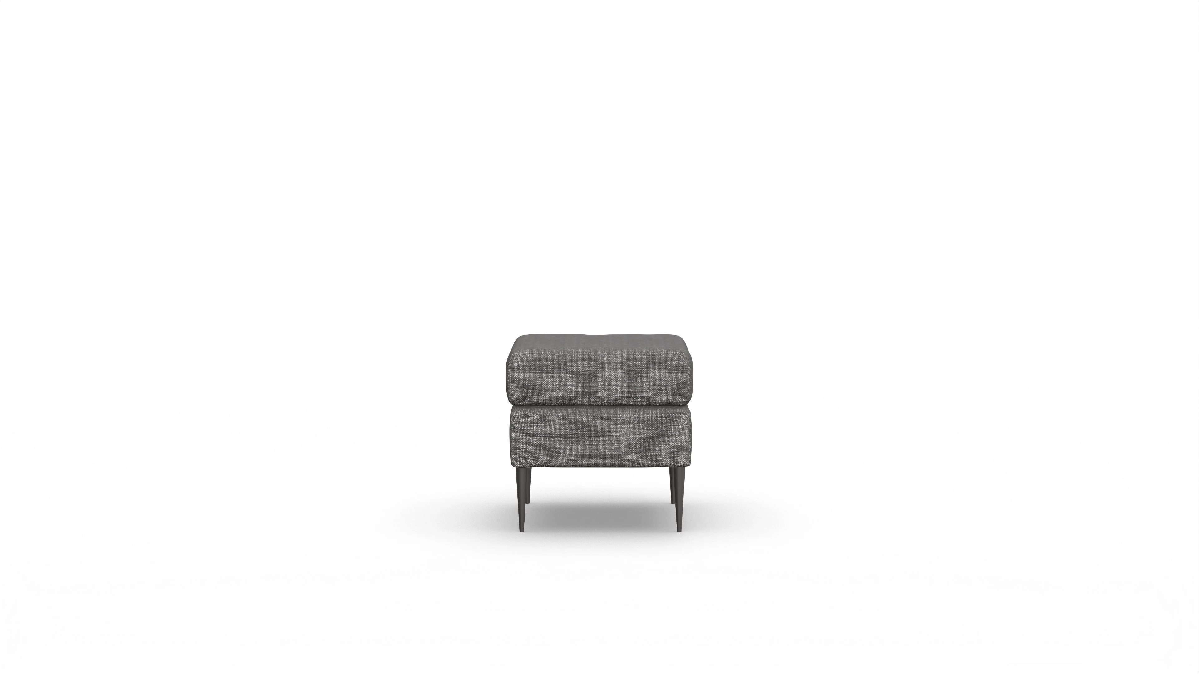 Ansicht des Produktes Neo Hocker in Stoff grau