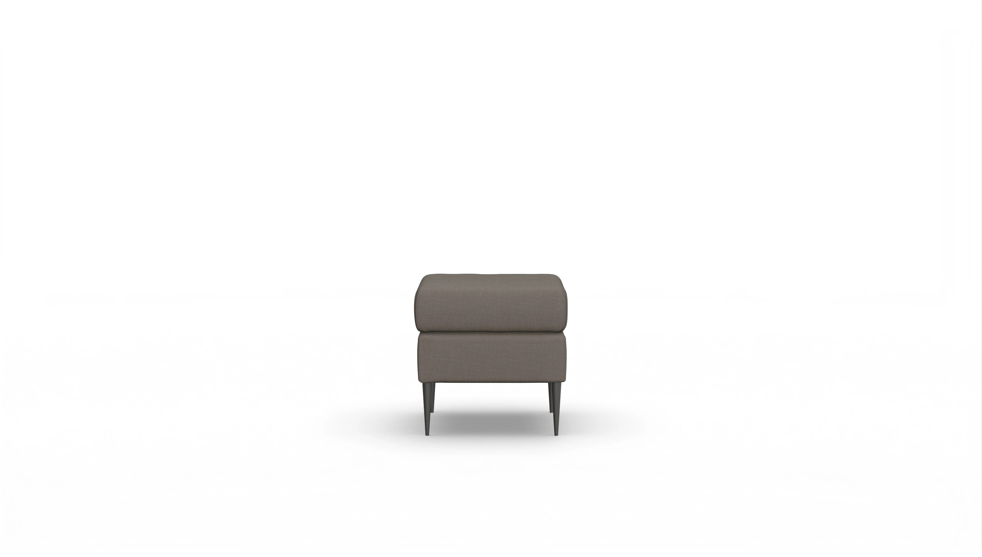 Ansicht des Produktes Neo Hocker in Stoff braun