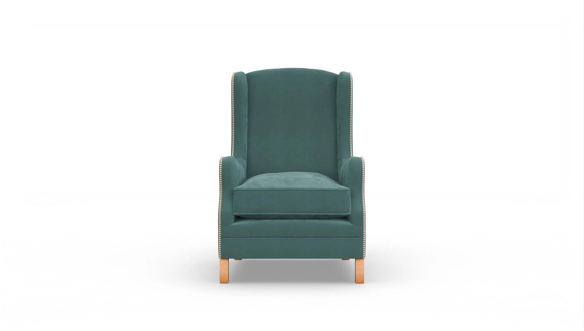 Ansicht des Produktes Gatsby Sessel in Samt blau