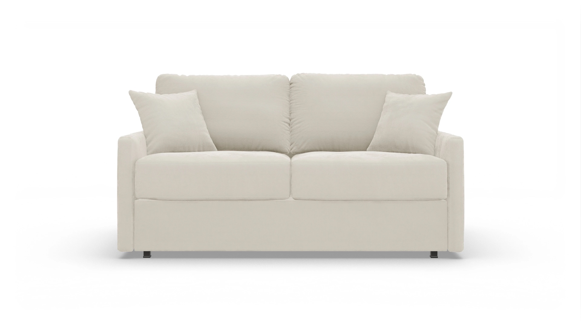 Schlafsofa Karlstad Ansicht des Produktes Karlstad 2-Sitzer in Cord weiß