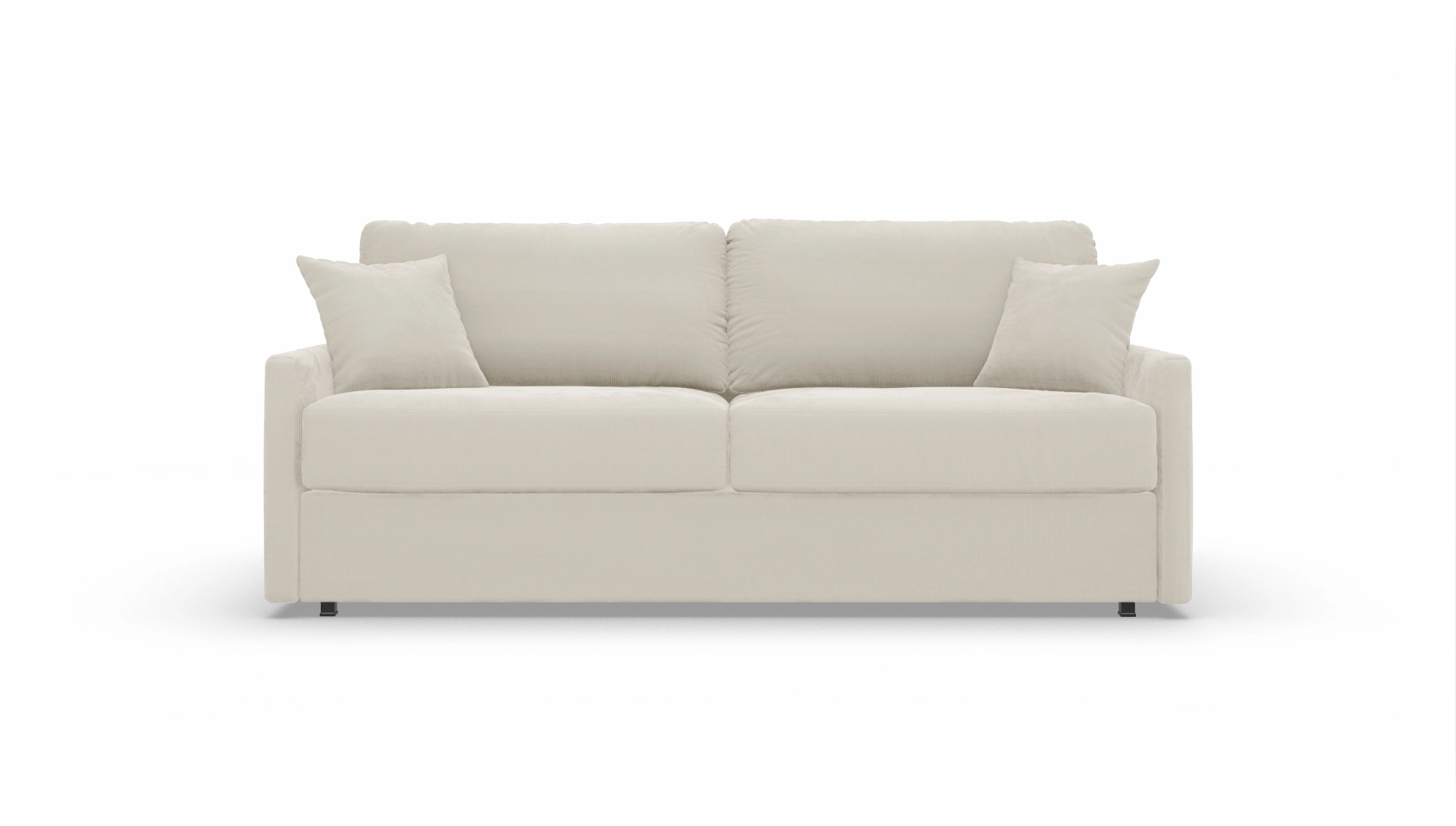 Schlafsofa Karlstad Ansicht des Produktes Karlstad 4-Sitzer in Cord weiß
