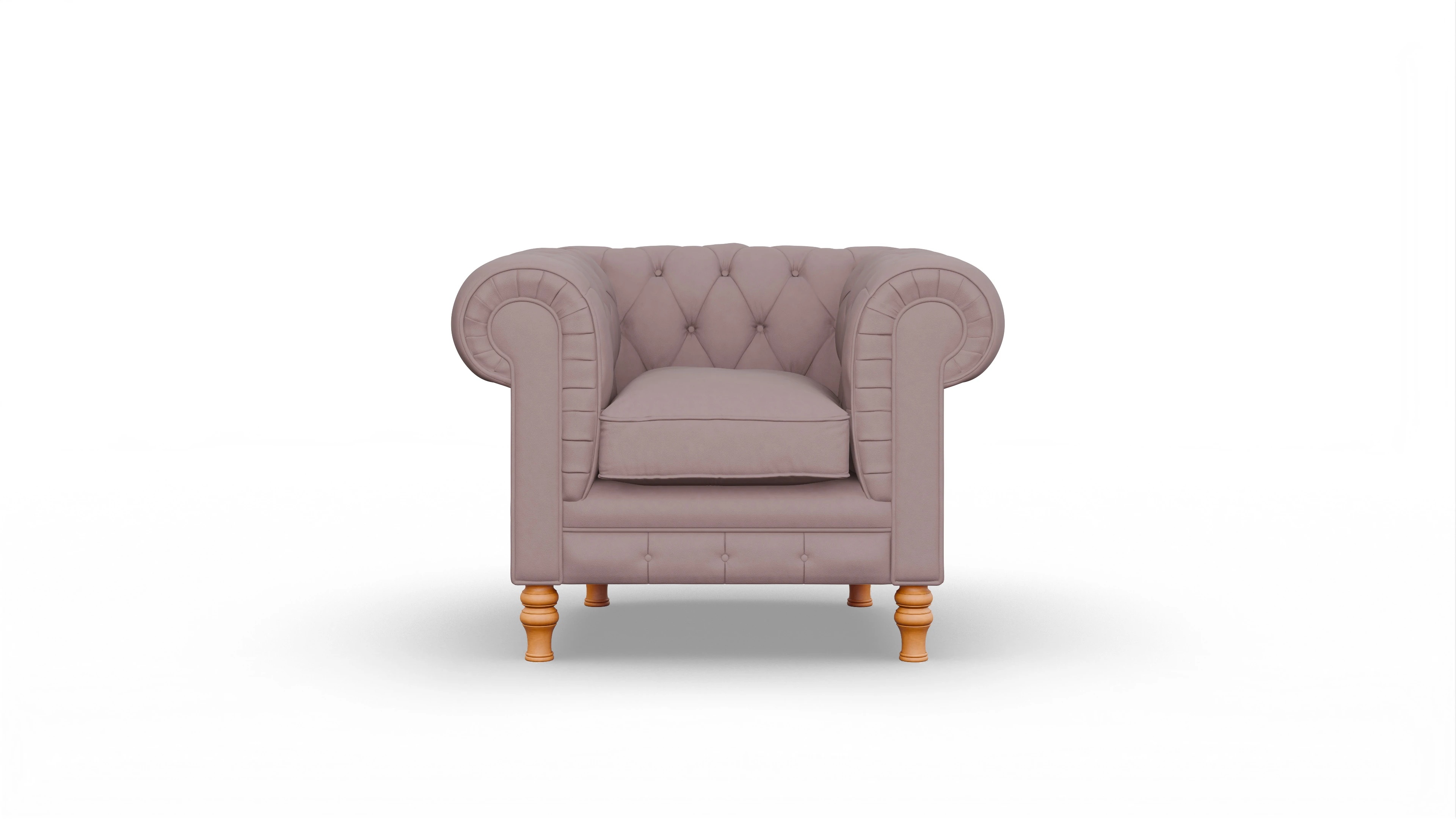 Ansicht des Produktes Countess Sessel in Leder rot
