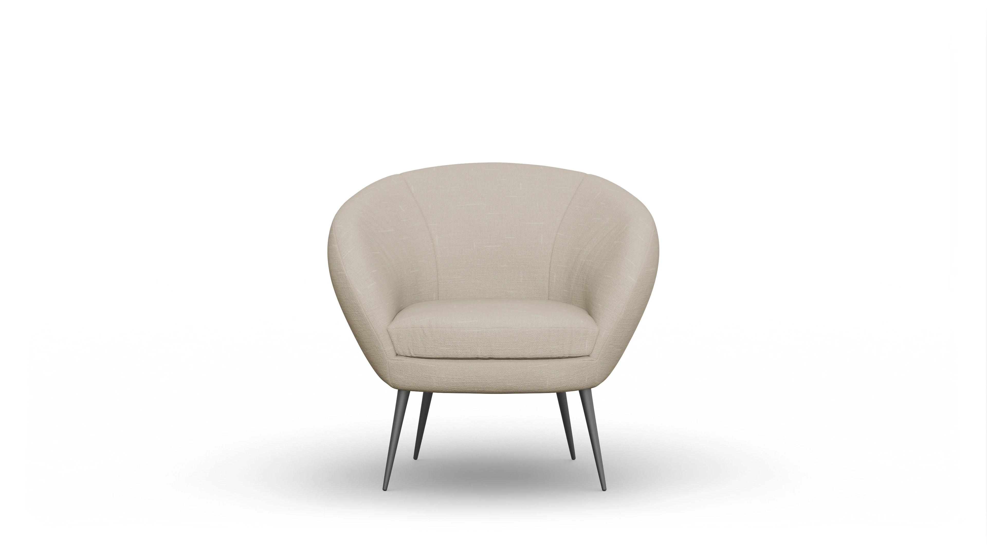 Ansicht des Produktes Noale Sessel in Stoff beige