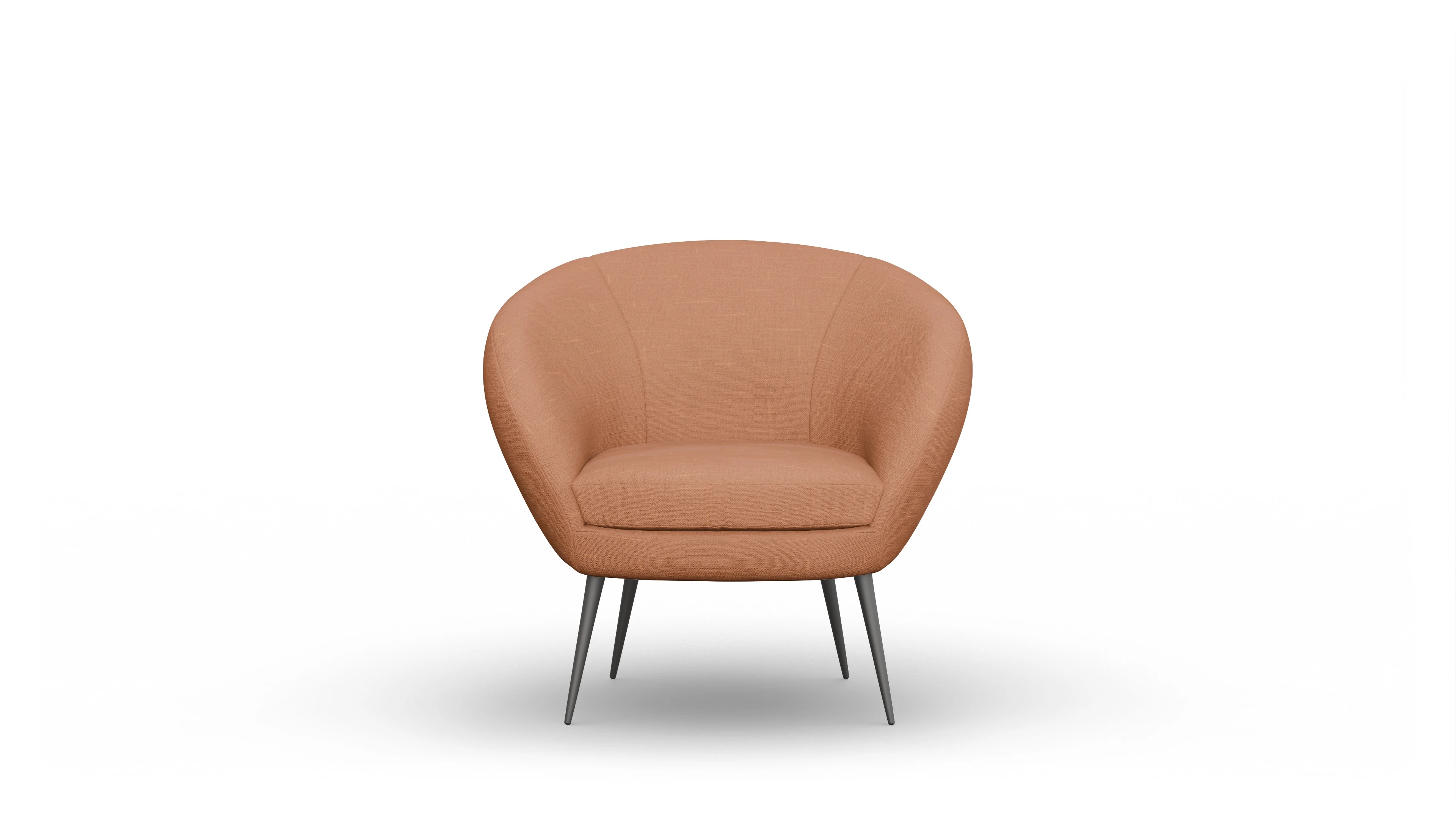 Ansicht des Produktes Noale Sessel in Stoff orange