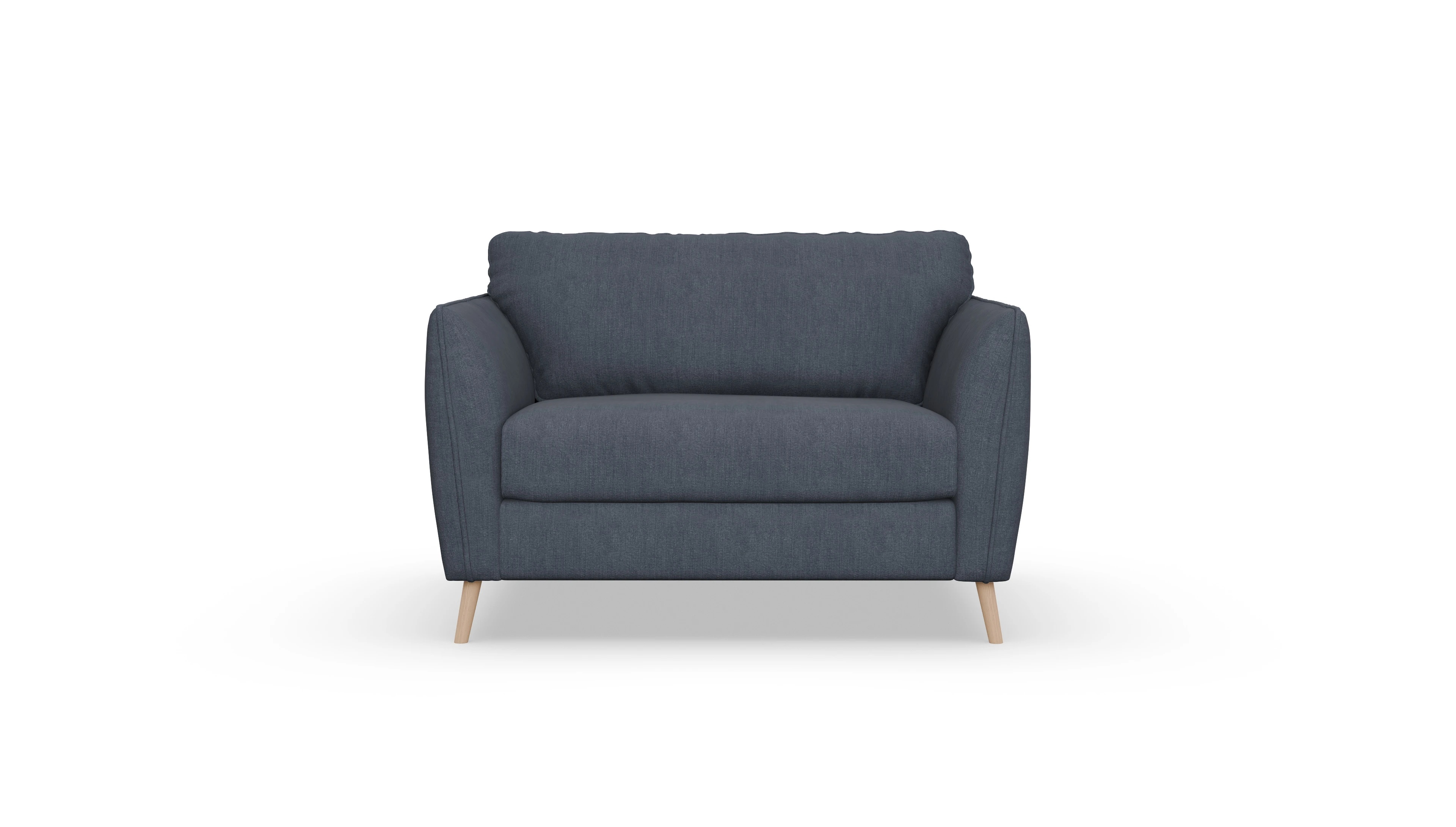 Ansicht des Produktes Eriksen Sessel in Stoff blau
