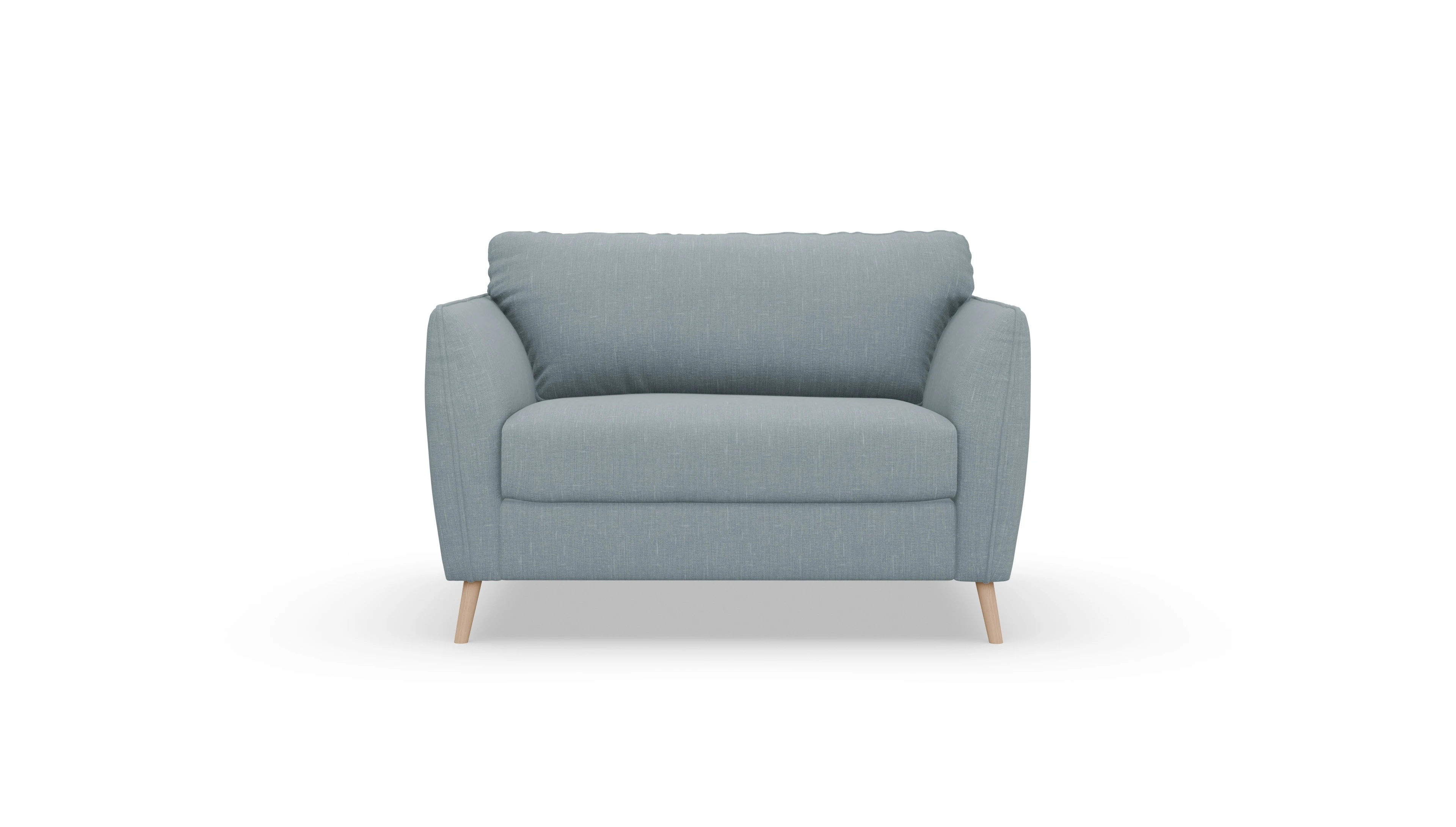 Ansicht des Produktes Eriksen Sessel in Stoff blau