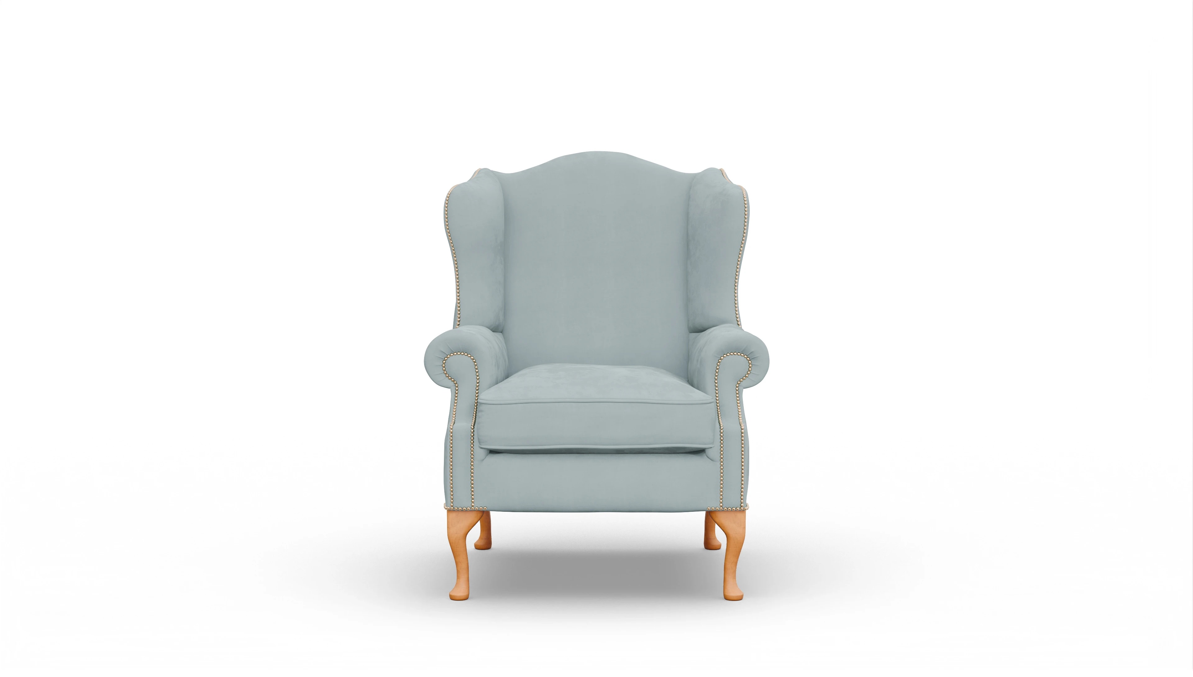 Ansicht des Produktes Heywood Sessel in Samt blau