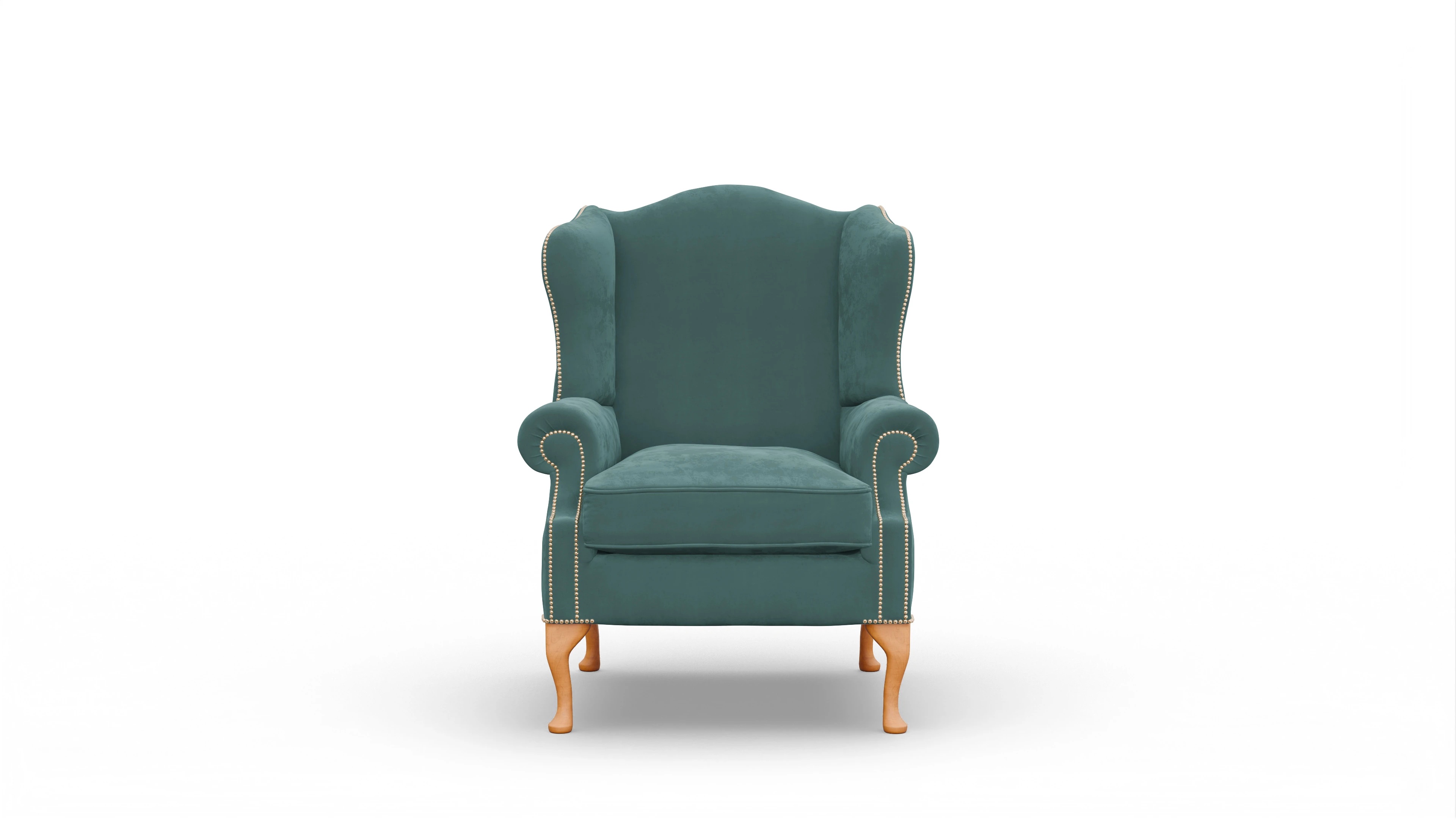Ansicht des Produktes Heywood Sessel in Samt blau