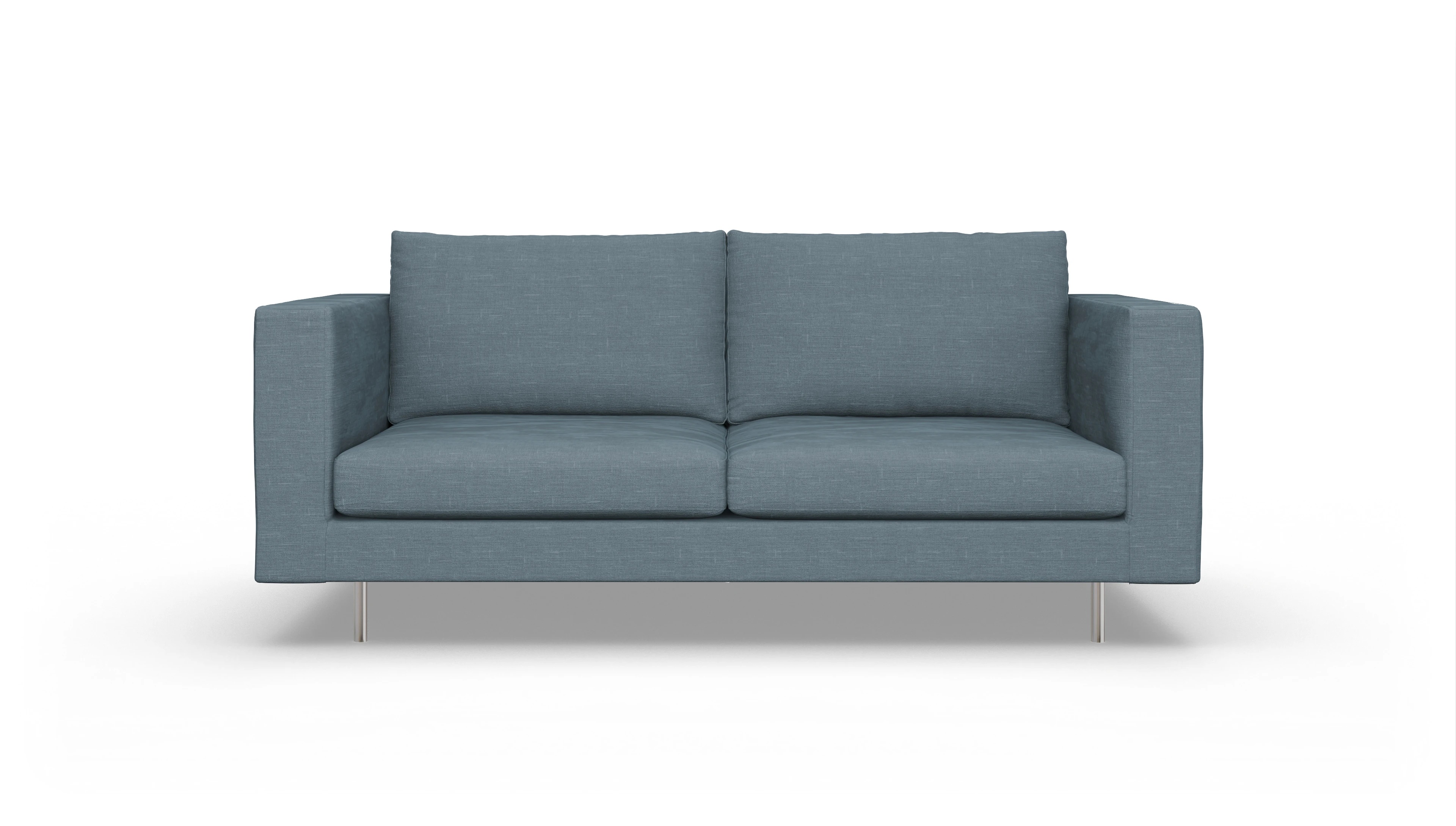 Ansicht des Produktes Silea 3-Sitzer in Stoff blau