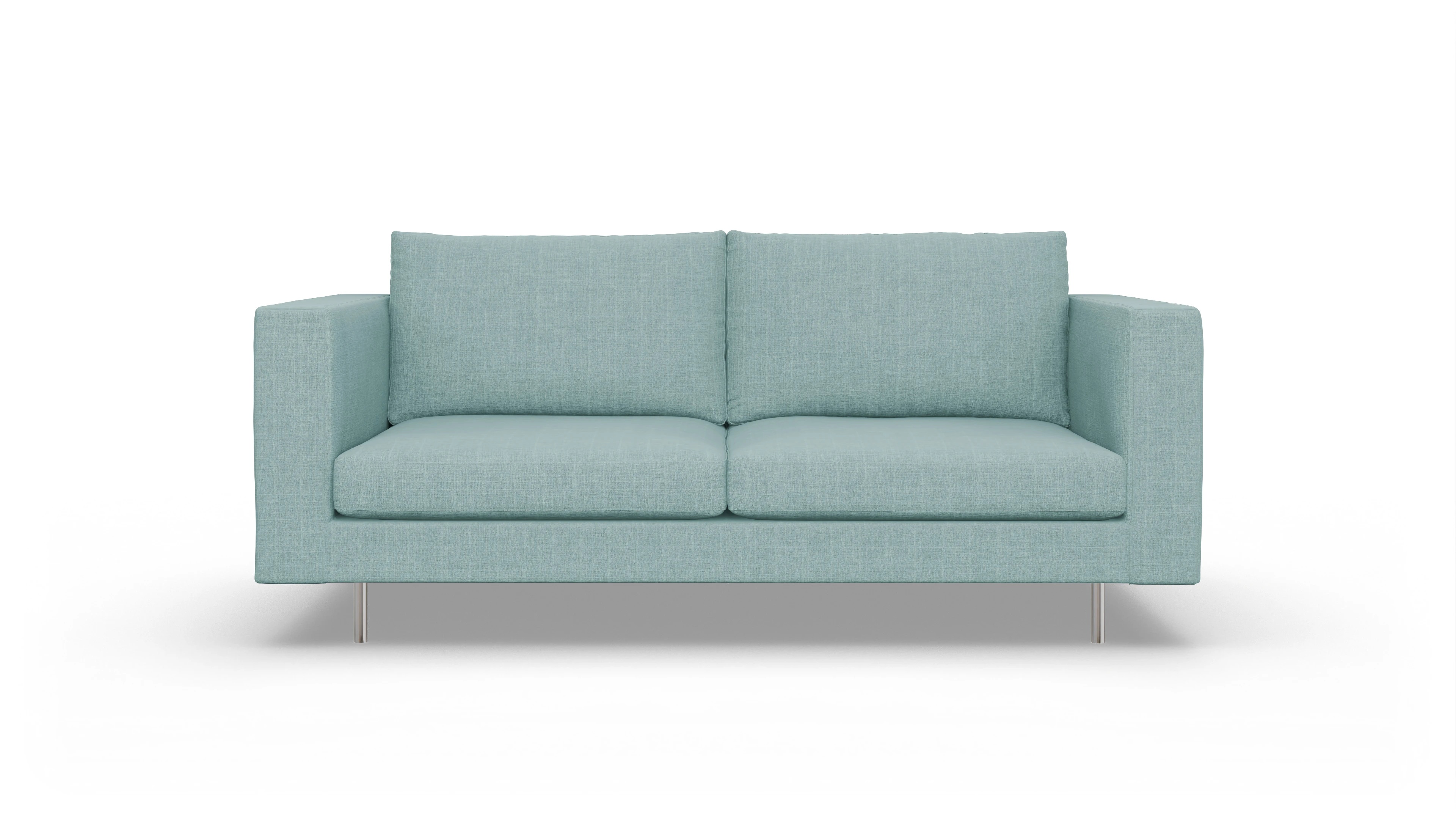 Ansicht des Produktes Silea 3-Sitzer in Stoff blau
