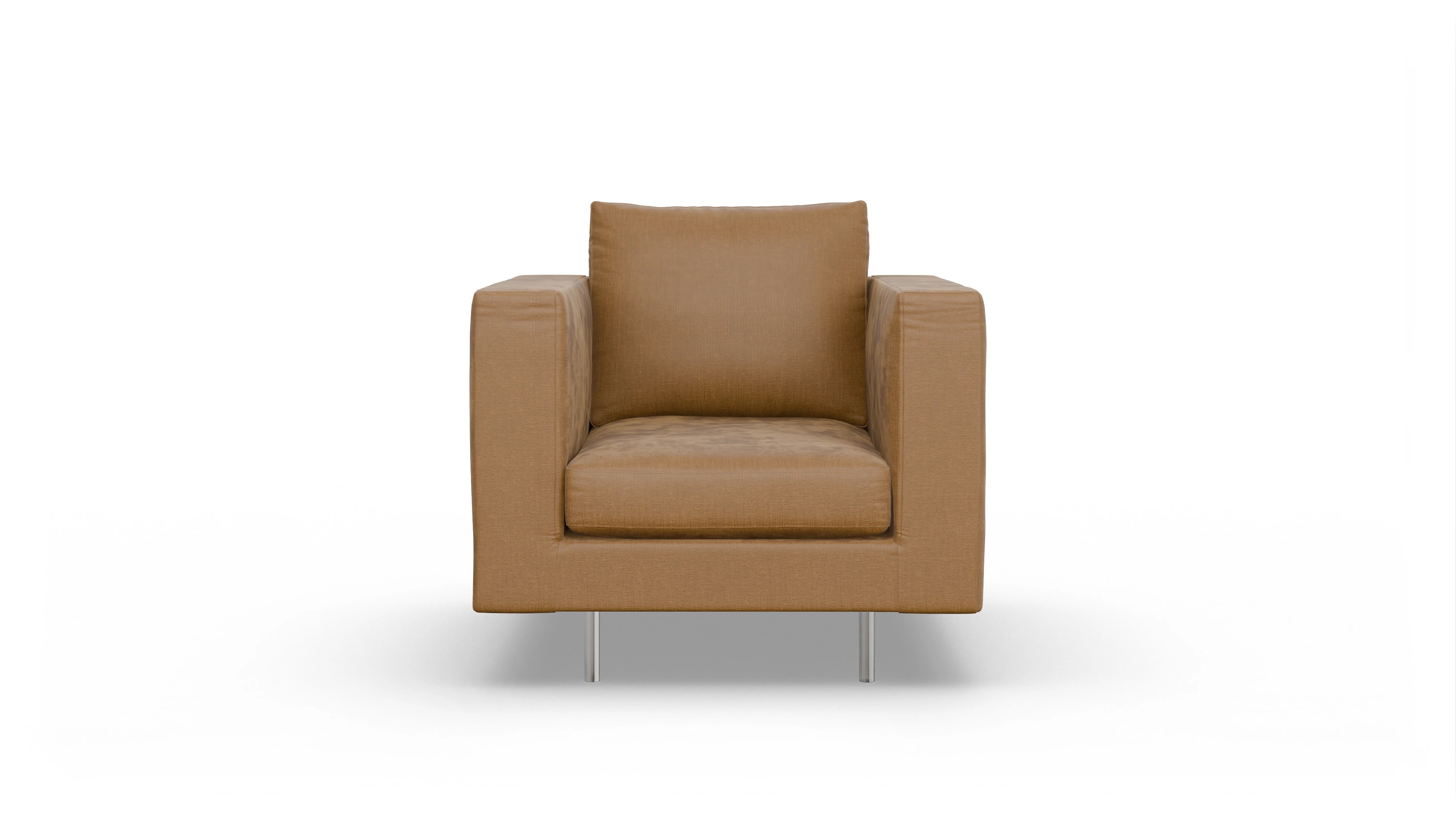 Ansicht des Produktes Silea Sessel in Stoff orange