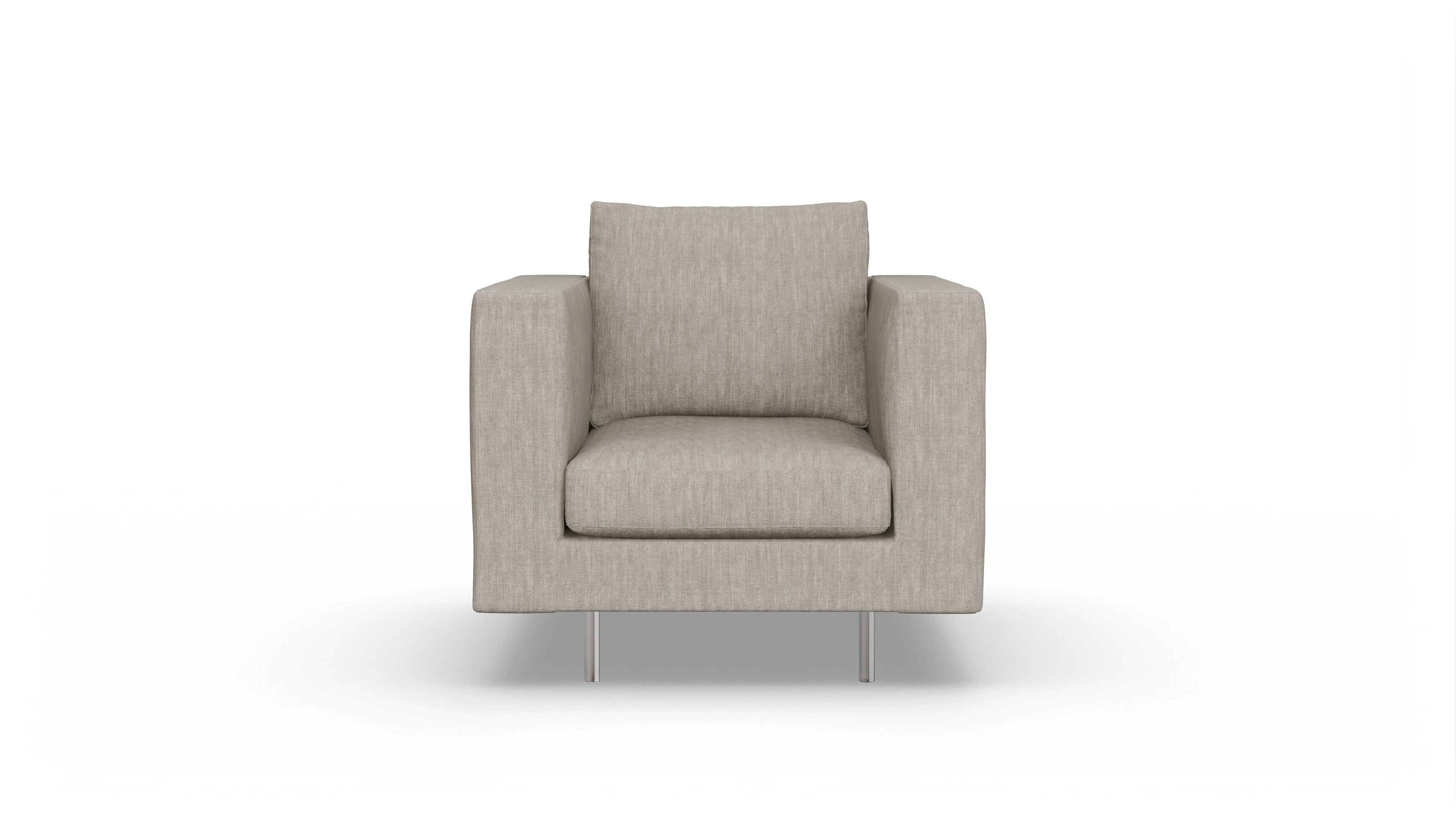 Ansicht des Produktes Silea Sessel in Stoff beige