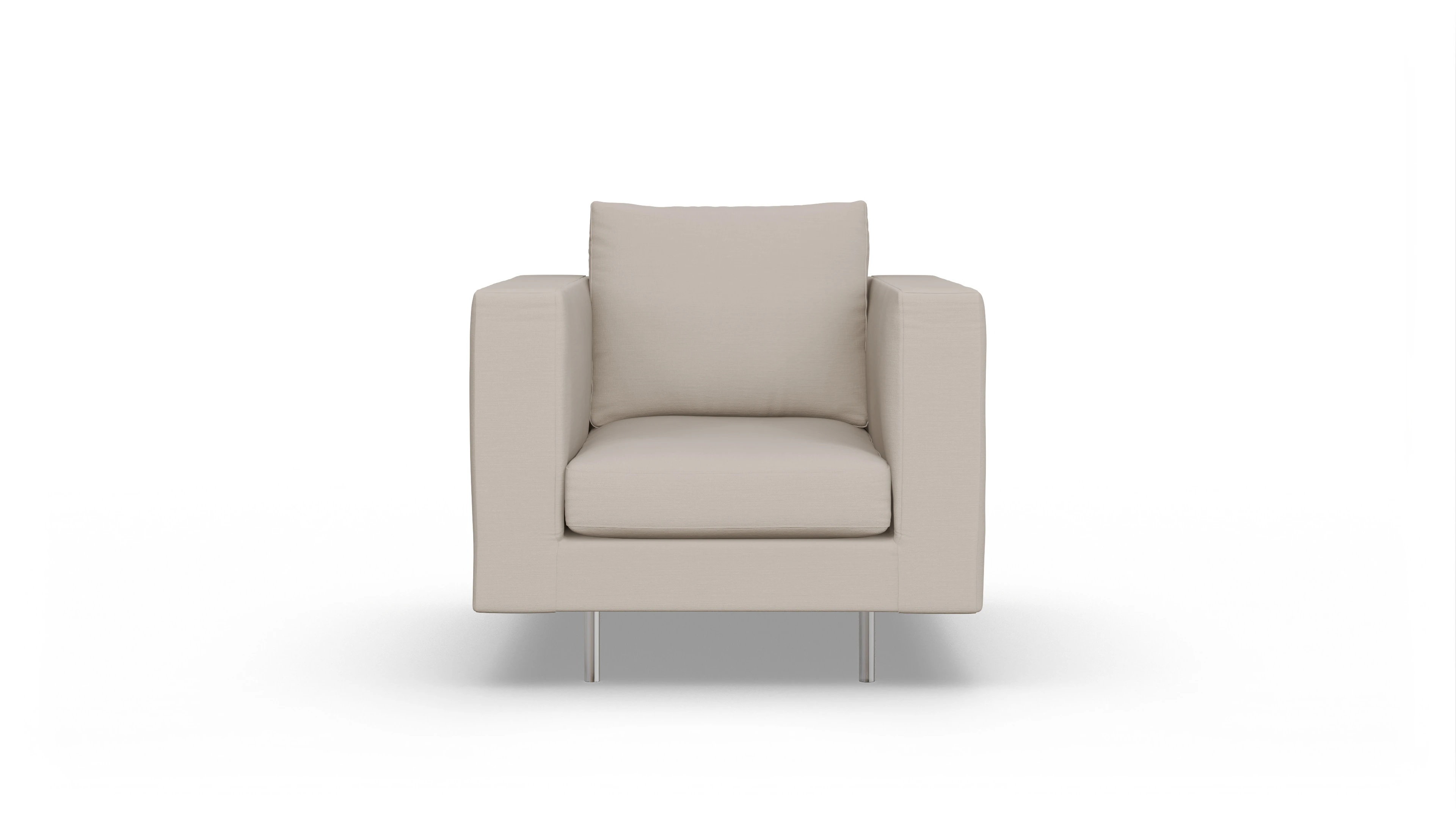Ansicht des Produktes Silea Sessel in Stoff beige