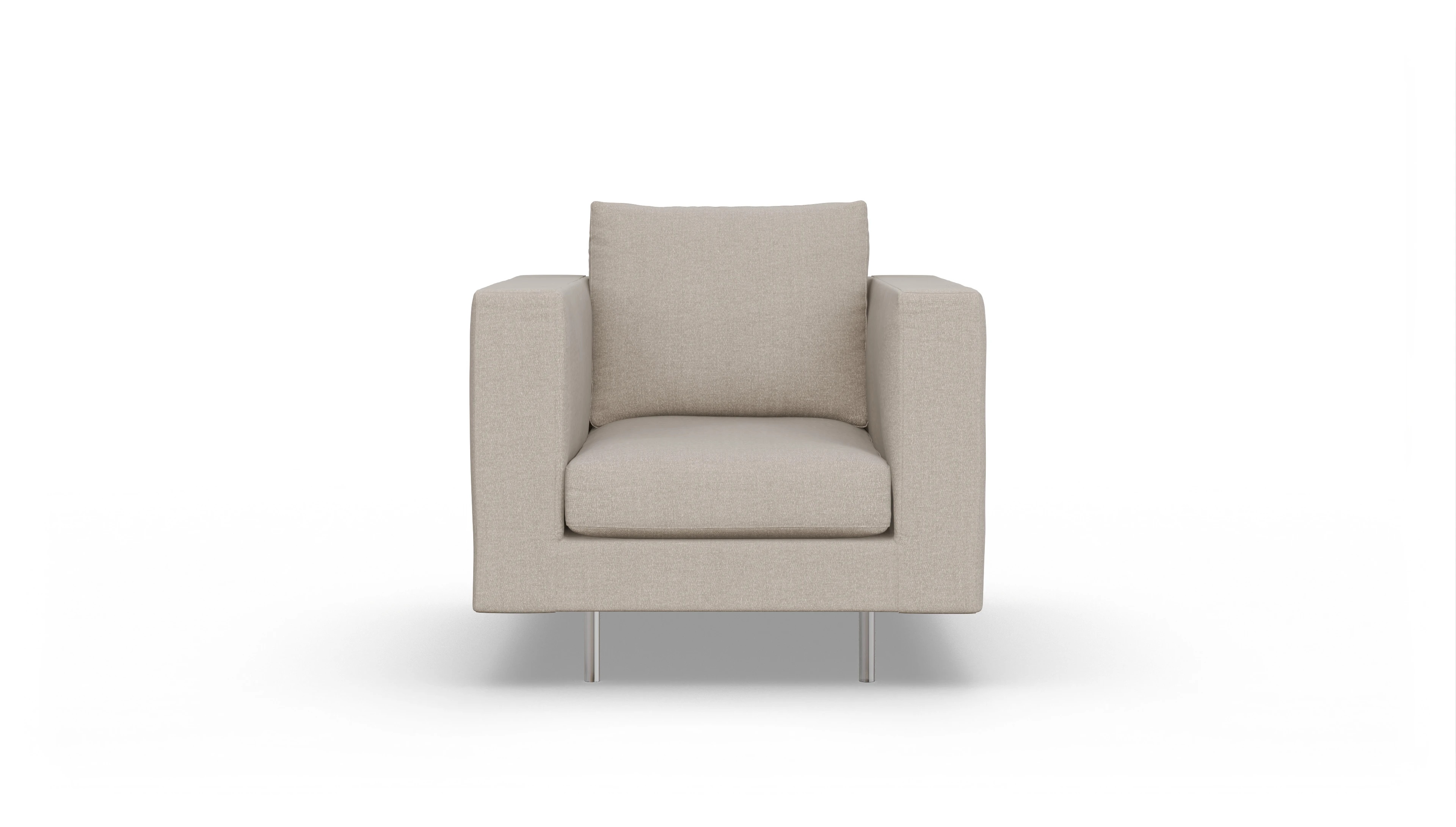 Ansicht des Produktes Silea Sessel in Stoff beige