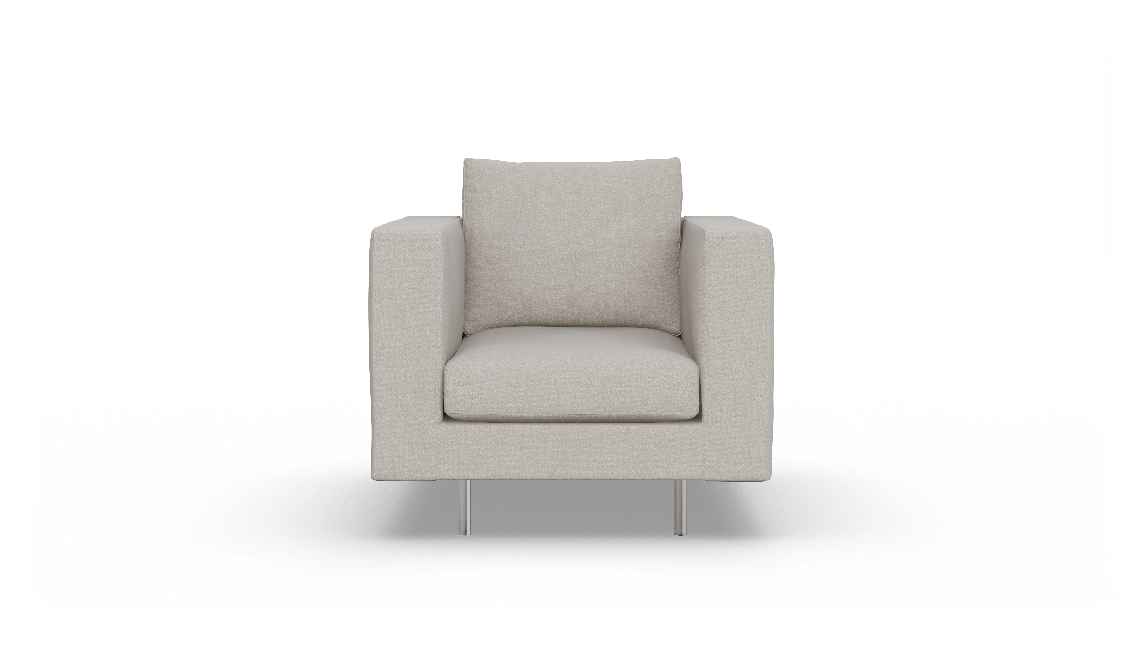 Ansicht des Produktes Silea Sessel in Stoff beige