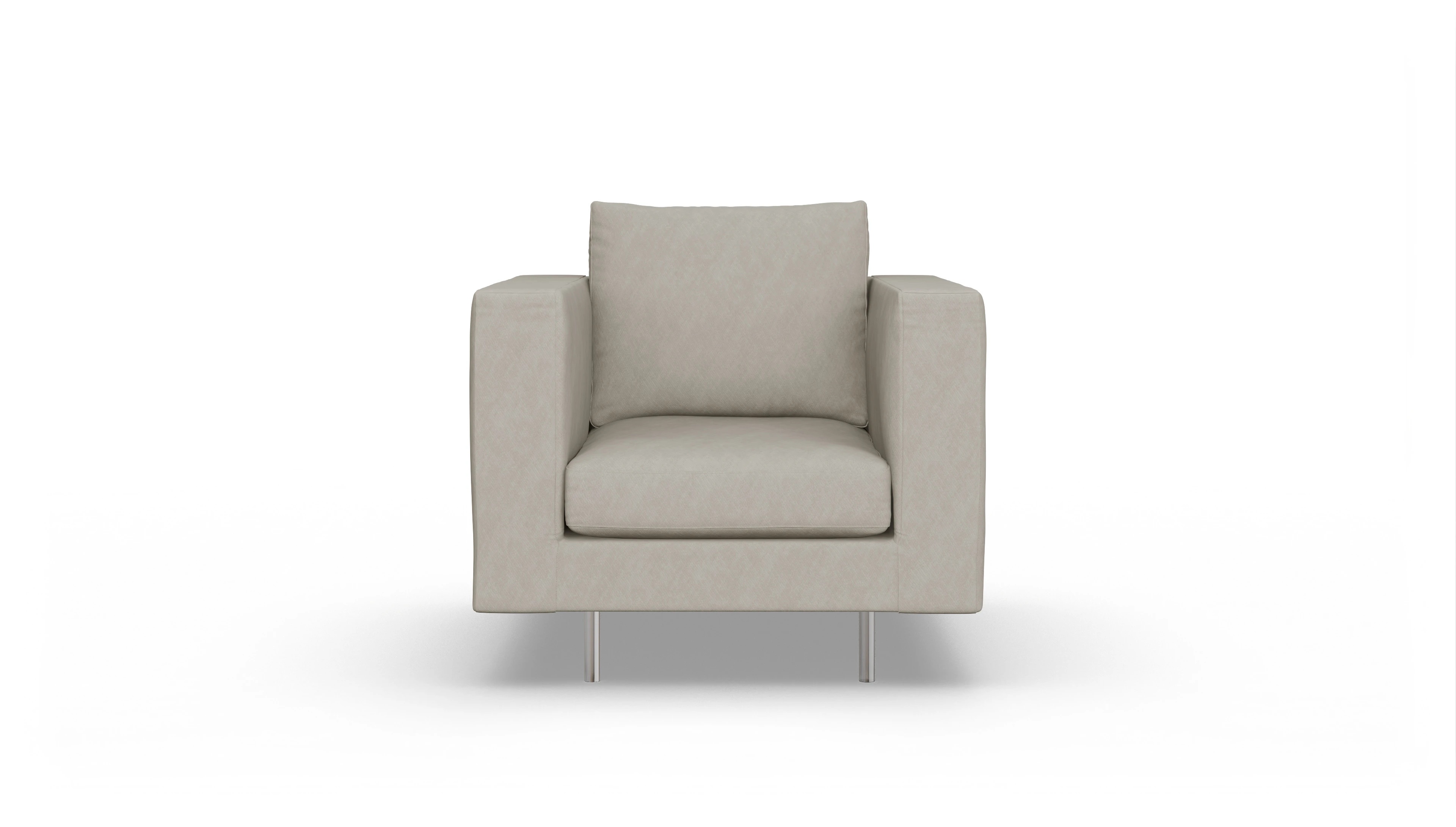 Ansicht des Produktes Silea Sessel in Stoff beige