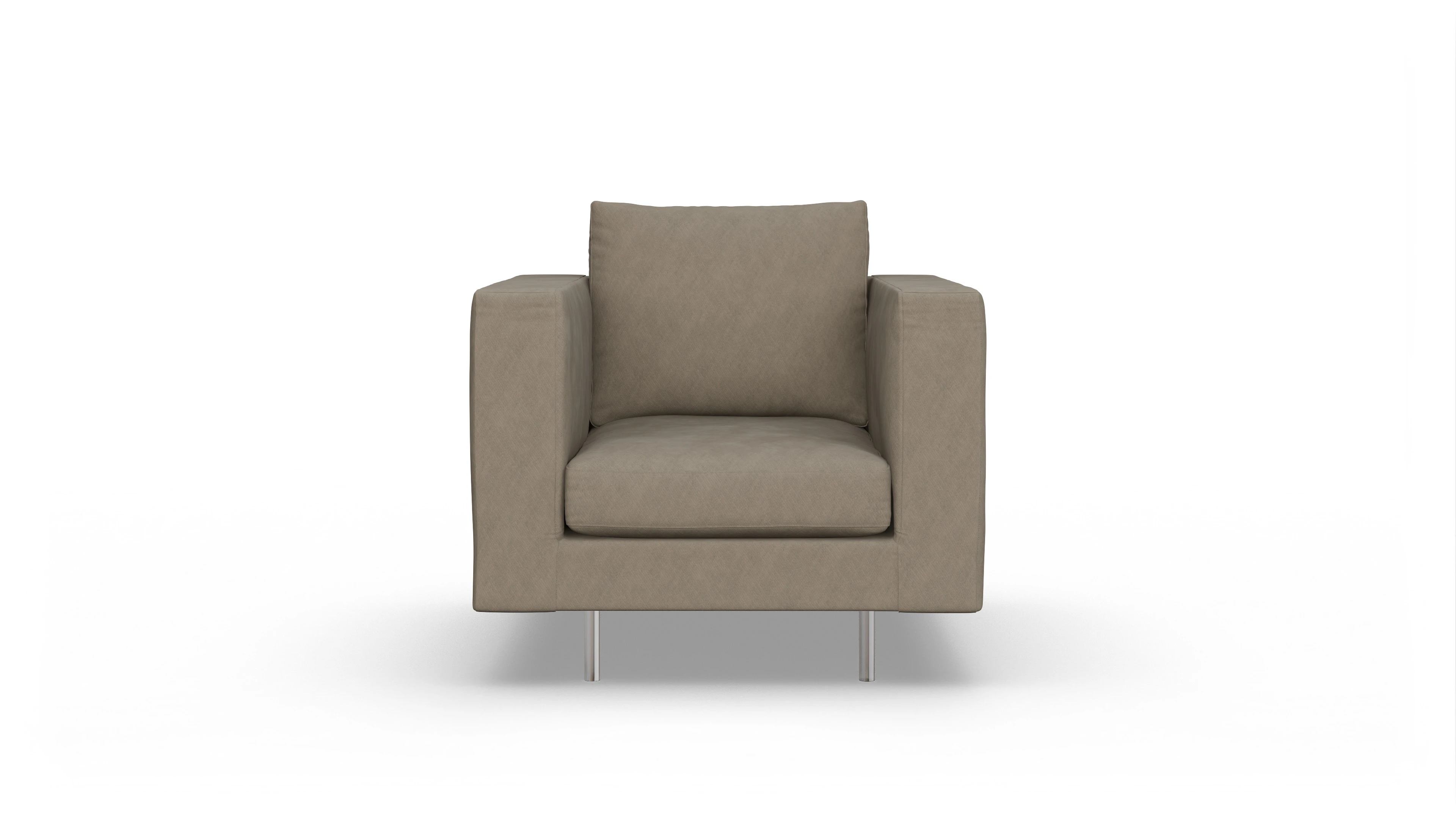 Ansicht des Produktes Silea Sessel in Stoff beige