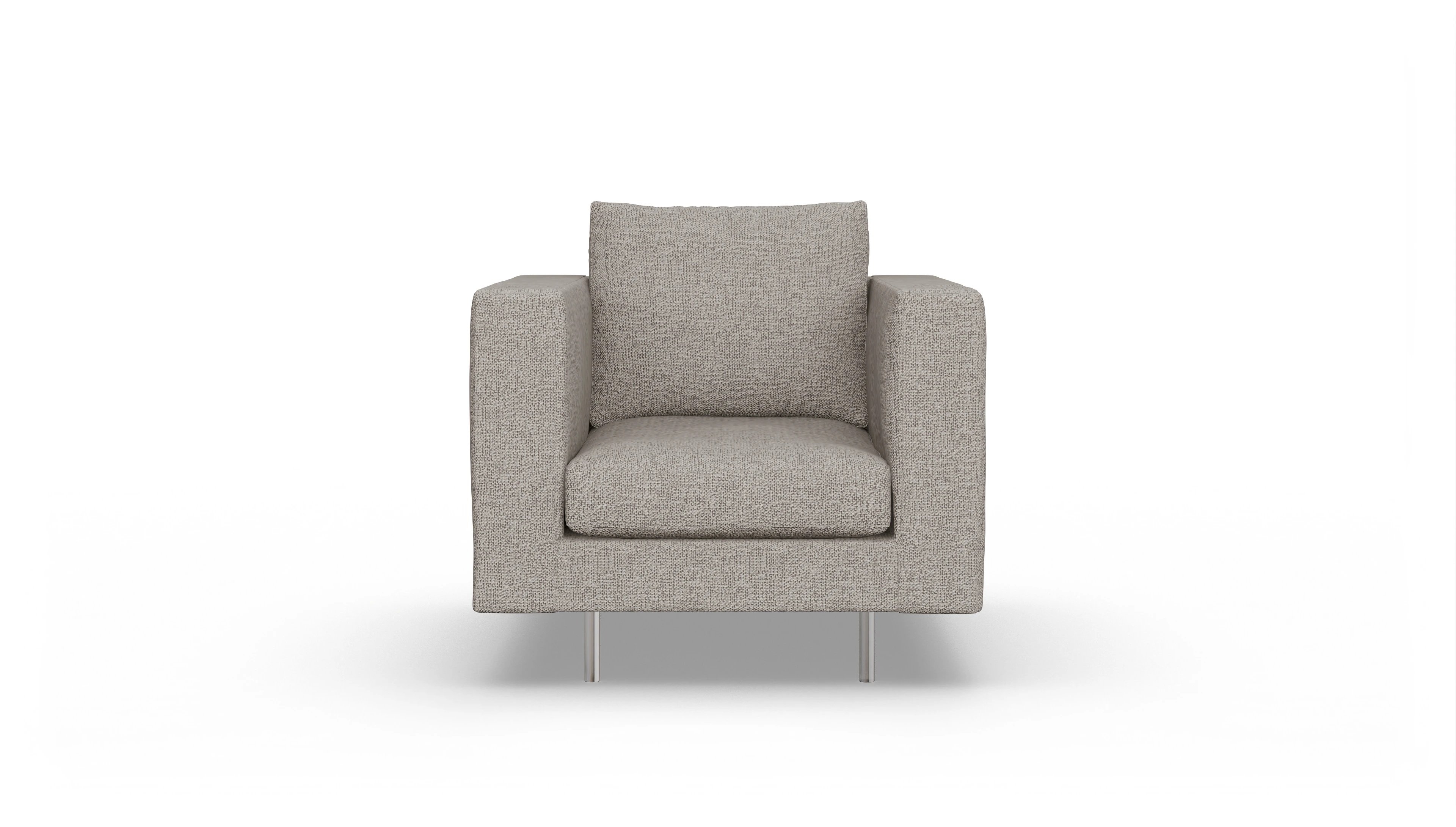Ansicht des Produktes Silea Sessel in Stoff beige