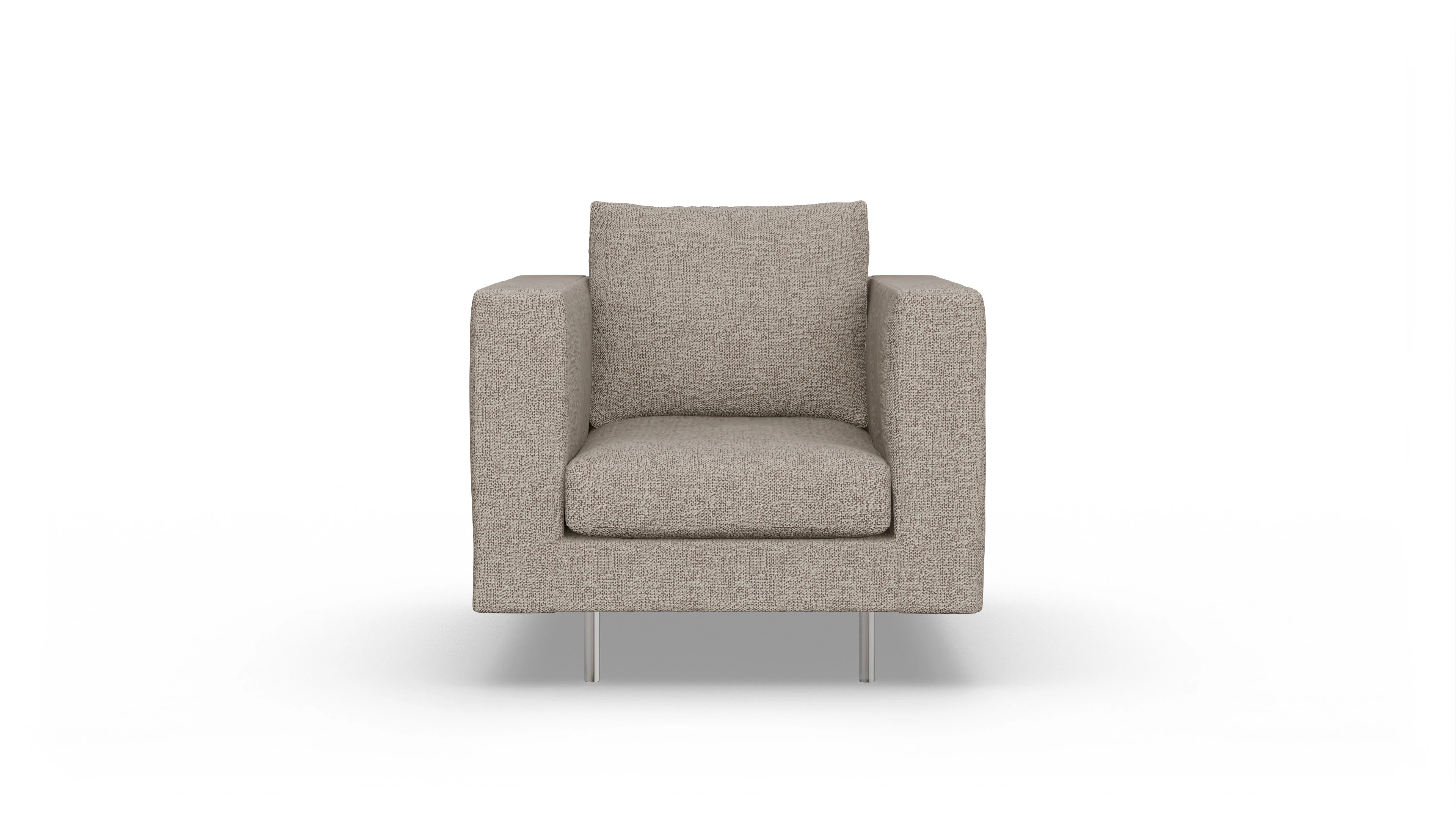 Ansicht des Produktes Silea Sessel in Stoff beige