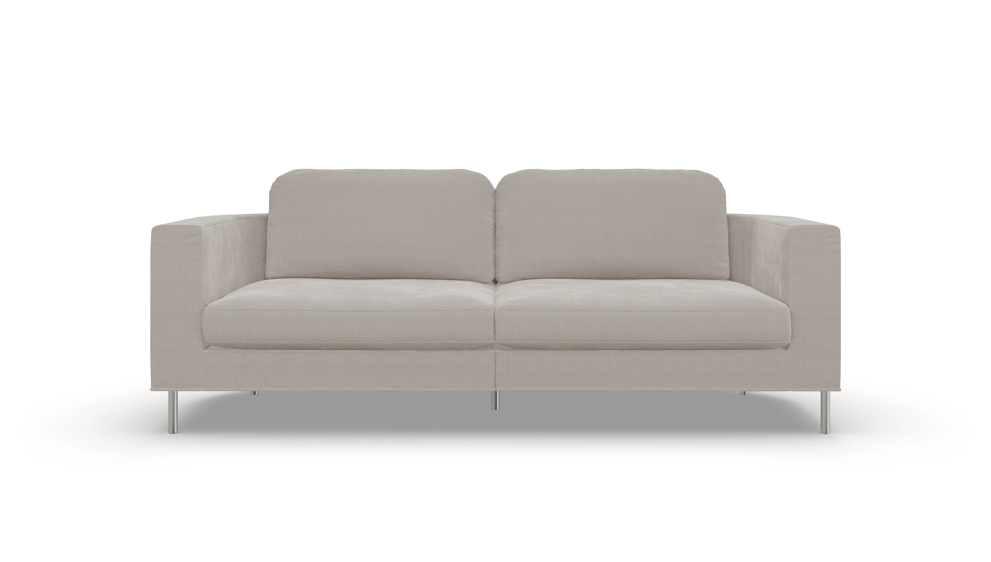 Ansicht des Produktes Girando 3-Sitzer in Cord weiß