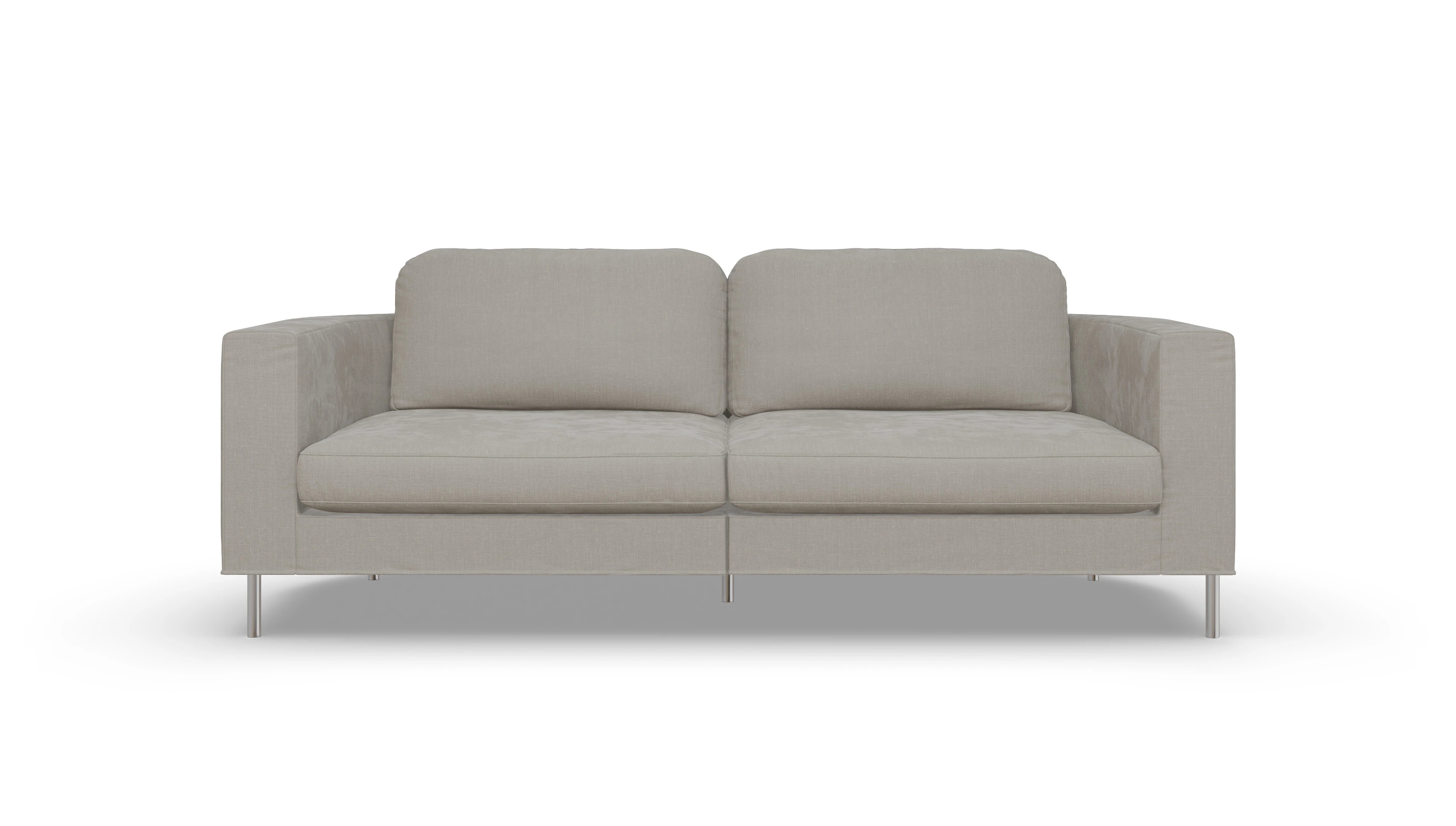 Ansicht des Produktes Girando 3-Sitzer in Stoff weiß