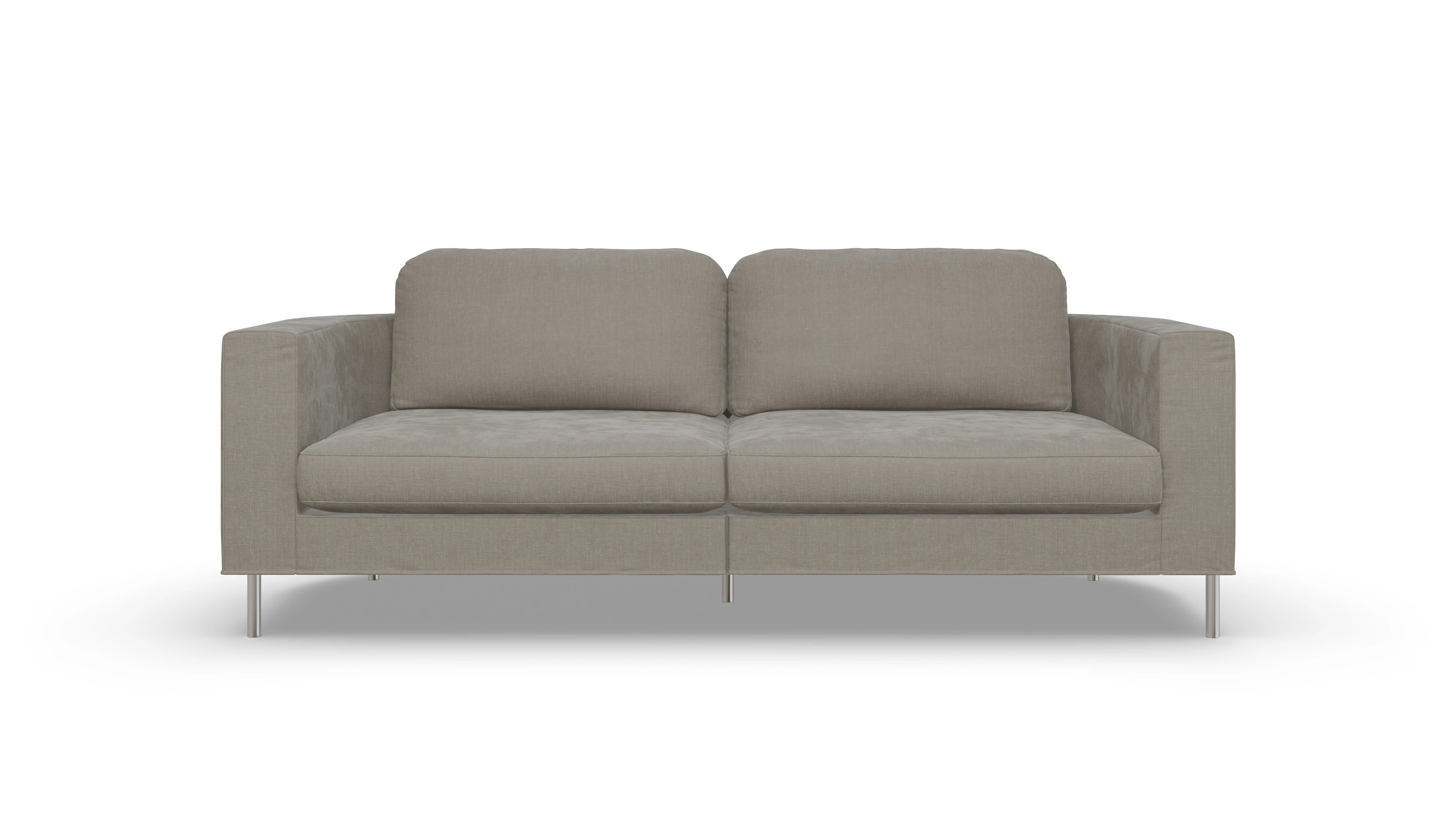 Ansicht des Produktes Girando 3-Sitzer in Stoff grau